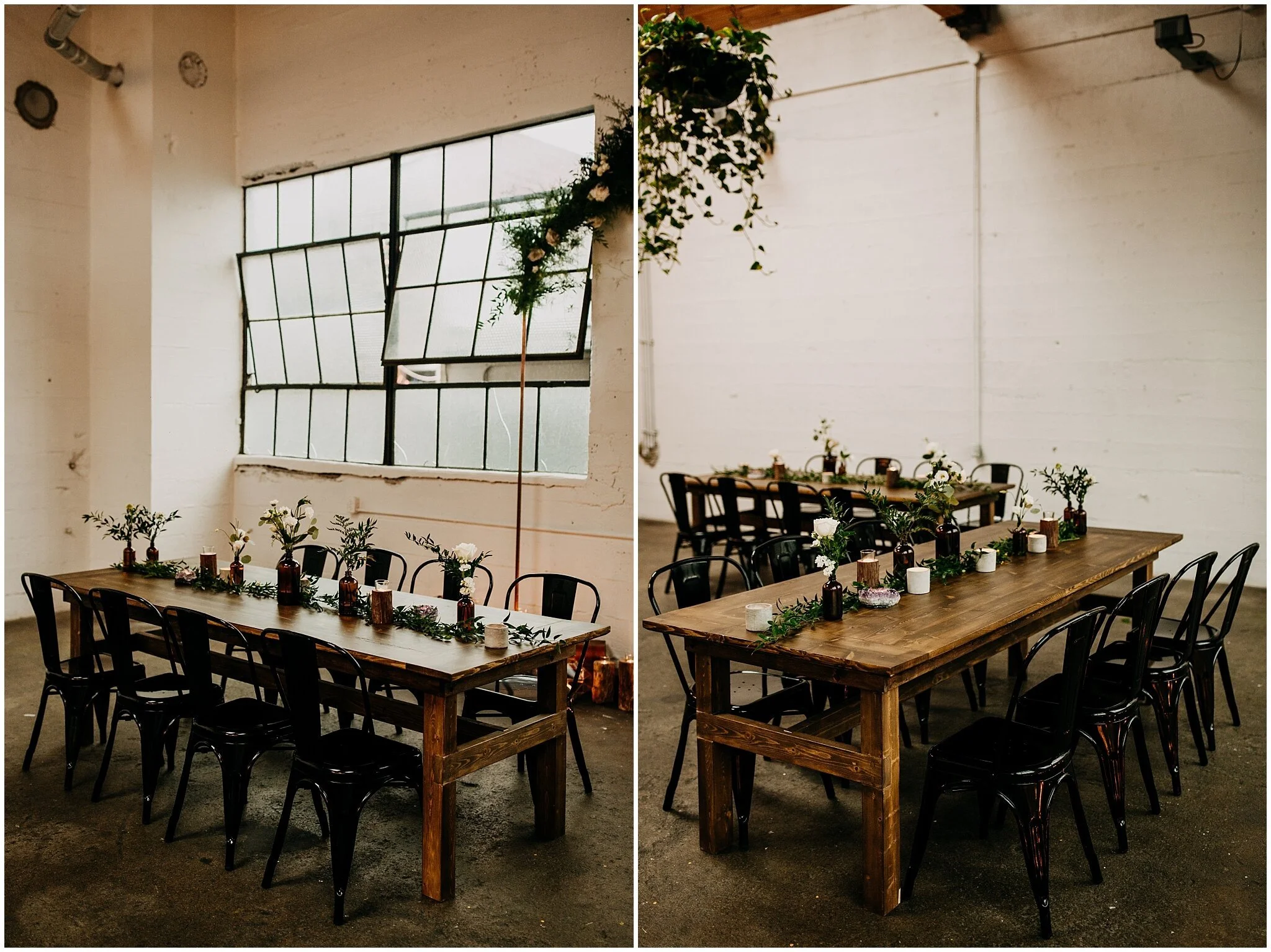 settlement building wedding reception decor