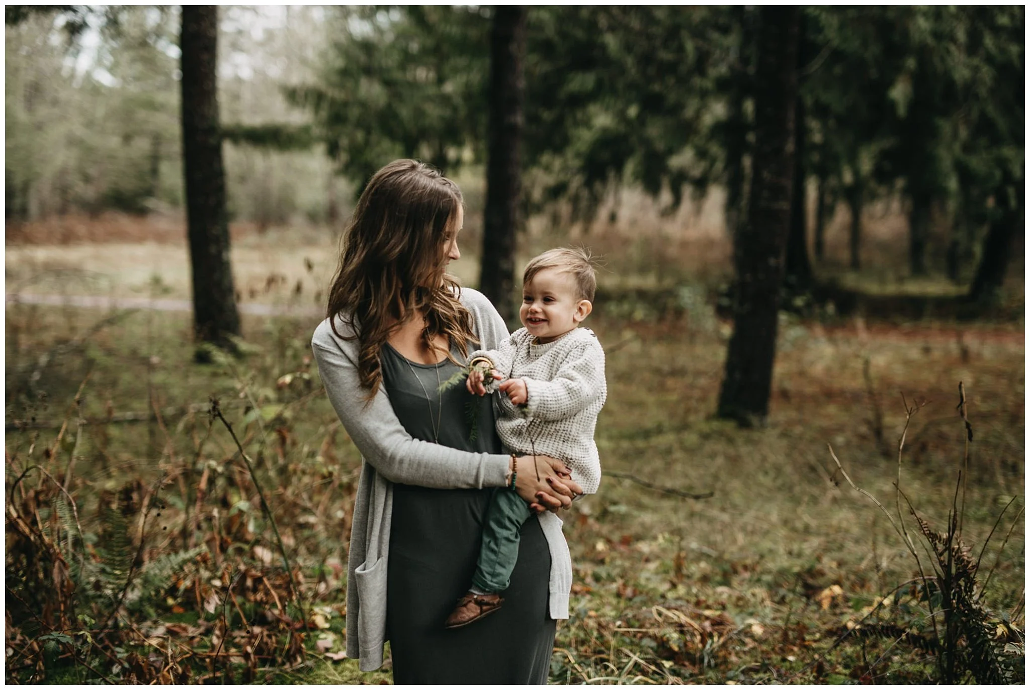 mom holding son toddler family photos chilliwack forest