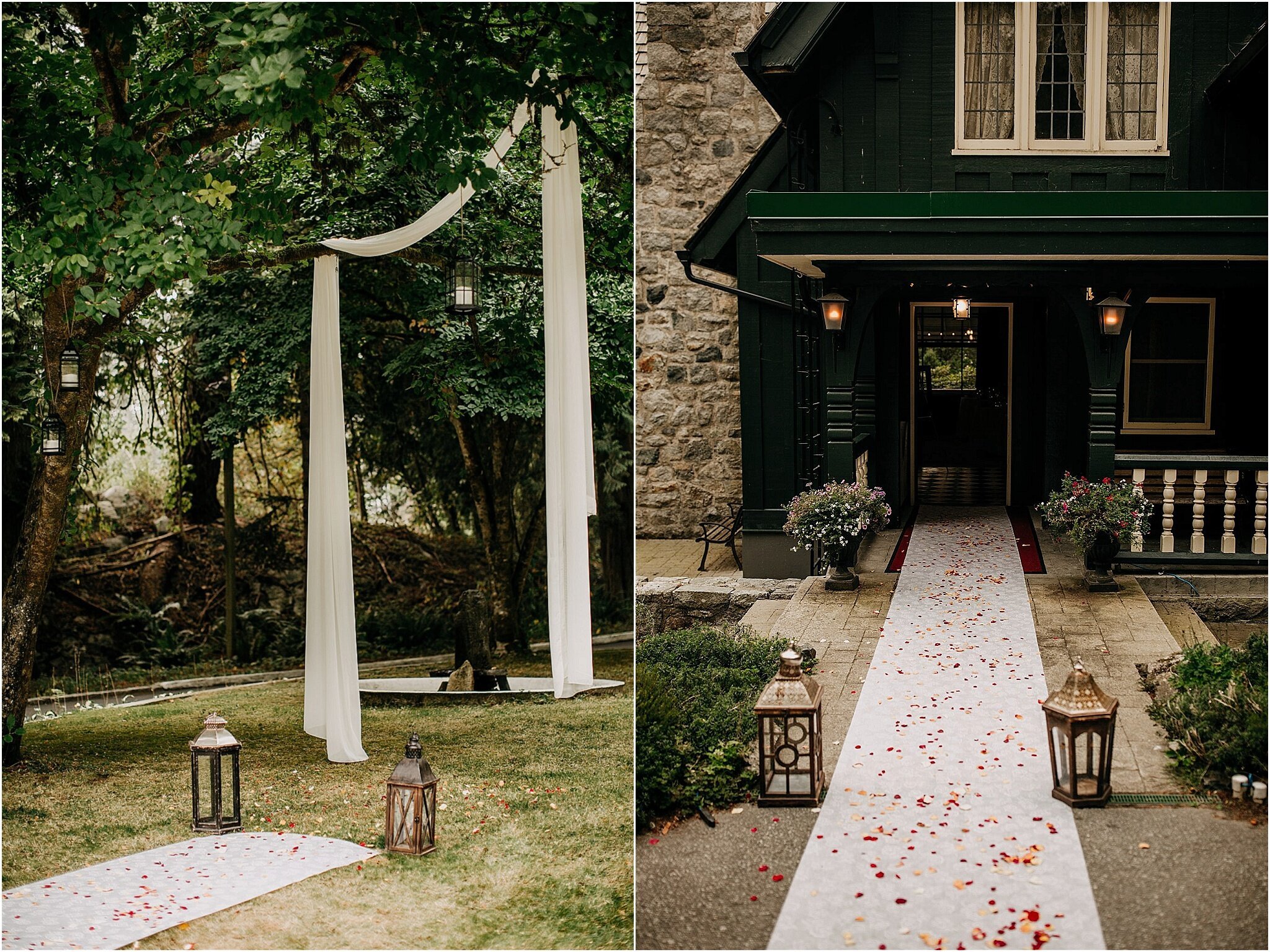Minnekhada Lodge intimate wedding Port Coquitlam BC