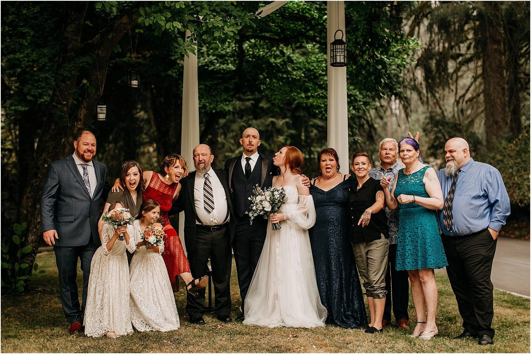 wedding family portrait Port Coquitlam BC