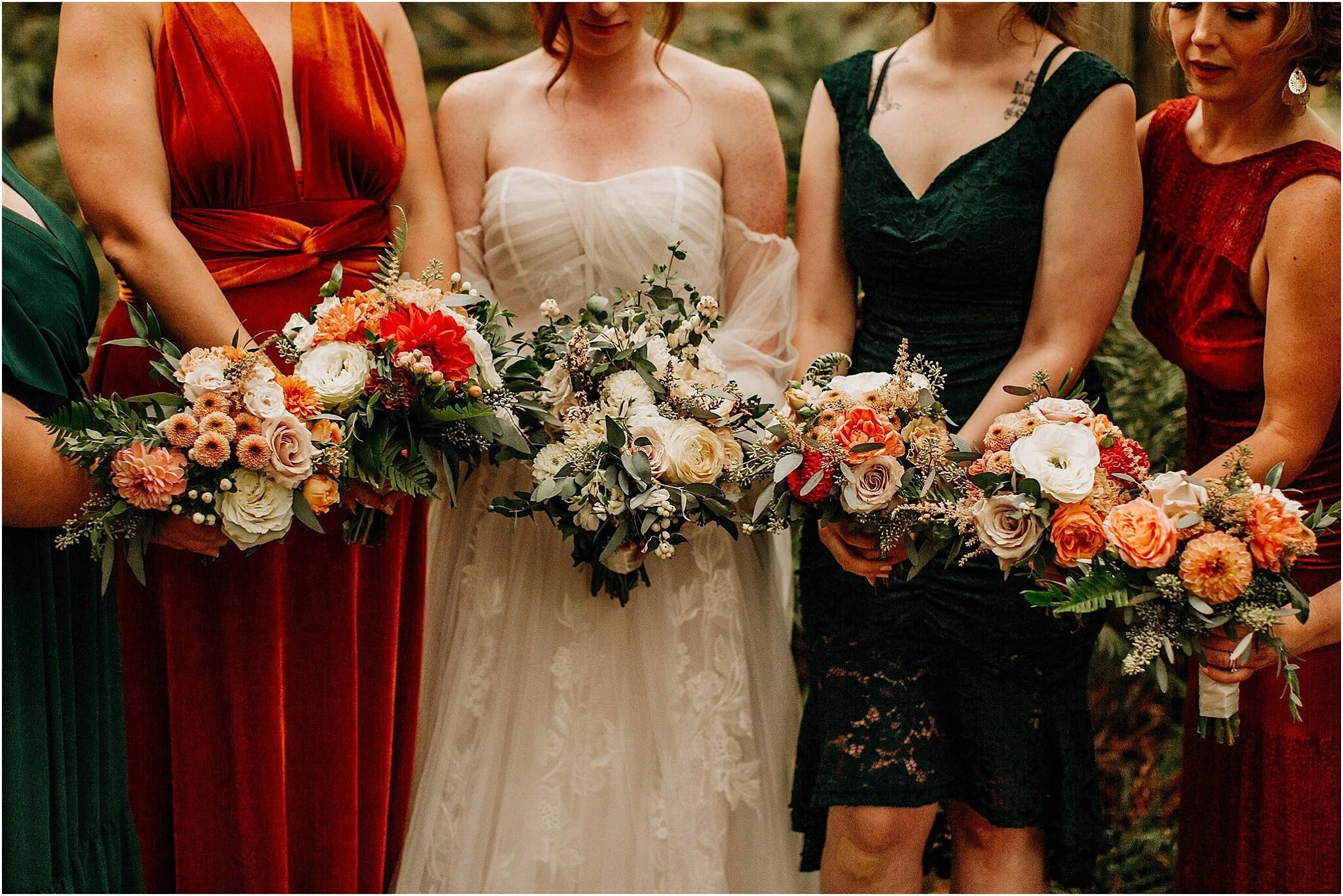 mismatch bridesmaids dresses Port Coquitlam BC