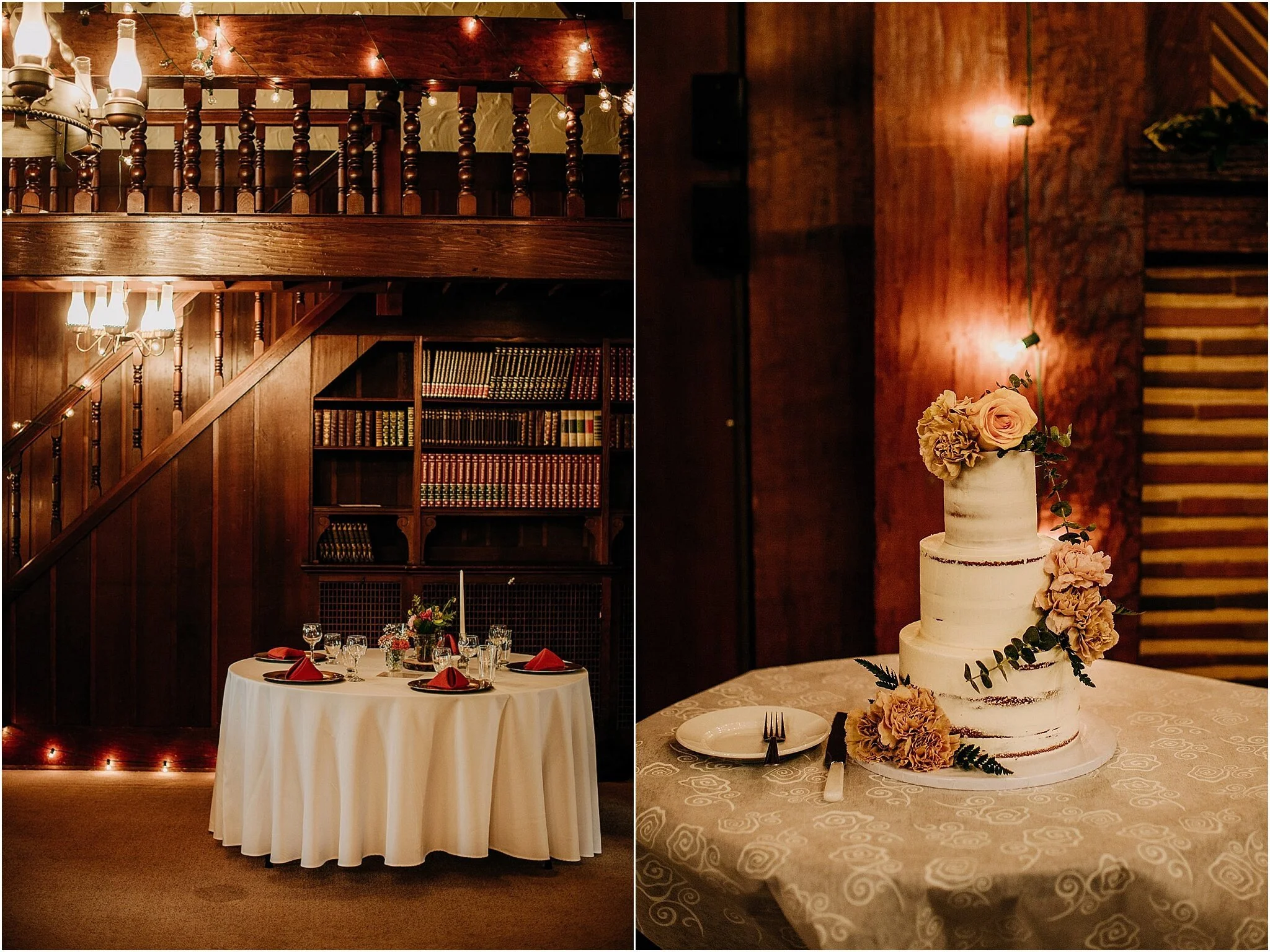cozy intimate wedding Minnekhada Lodge Port Coquitlam BC
