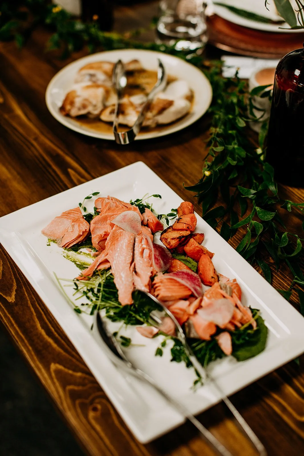 family style plate of fish from Belgard Kitchen