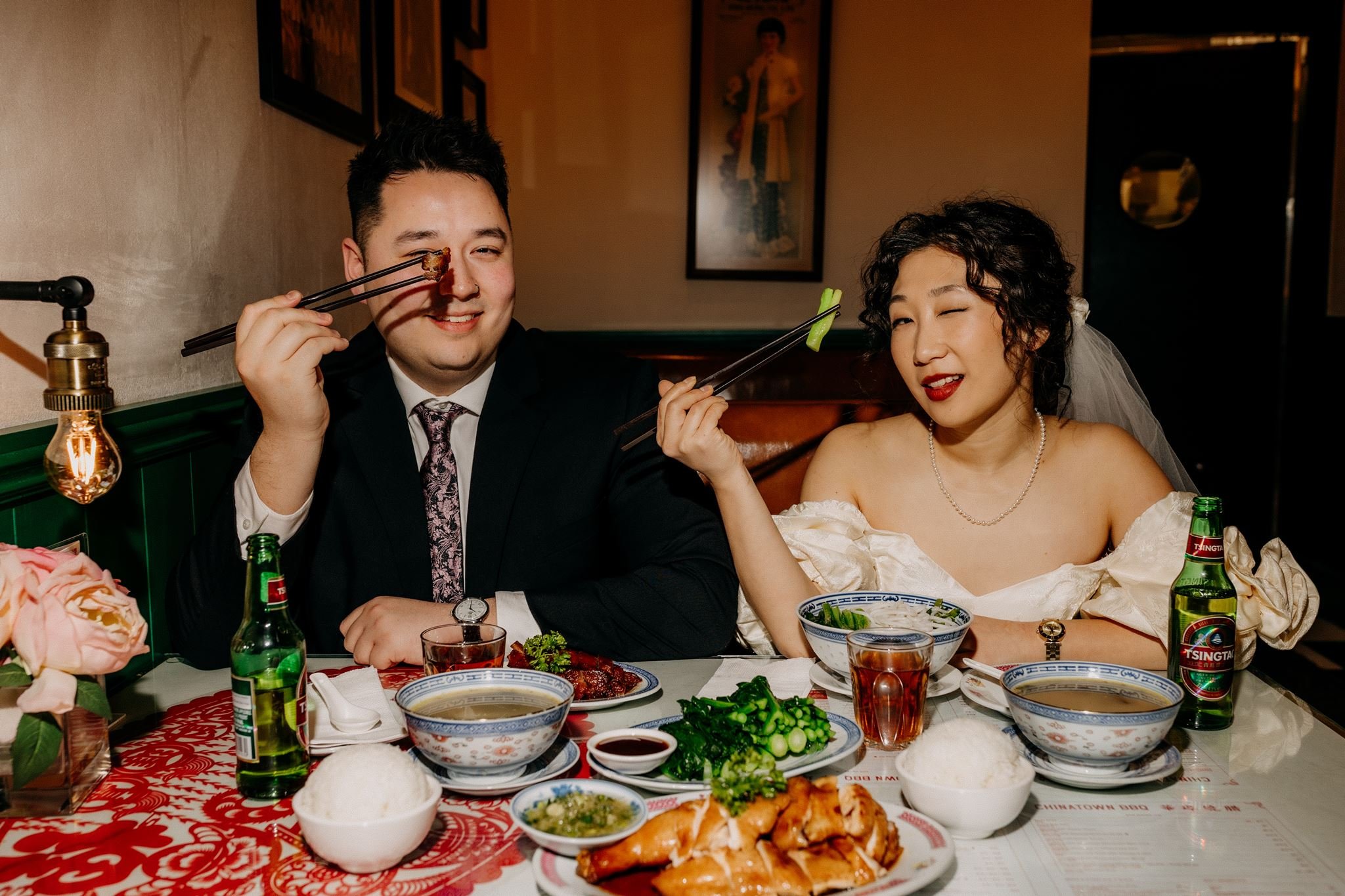 1980s Hong Kong Pre-Wedding Photo Inspired Engagement Session