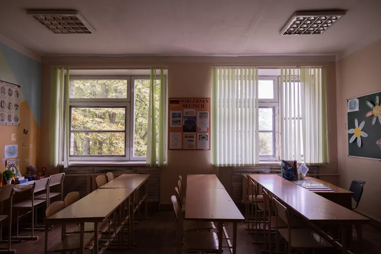 Classroom with Emergency Window V2 units installed