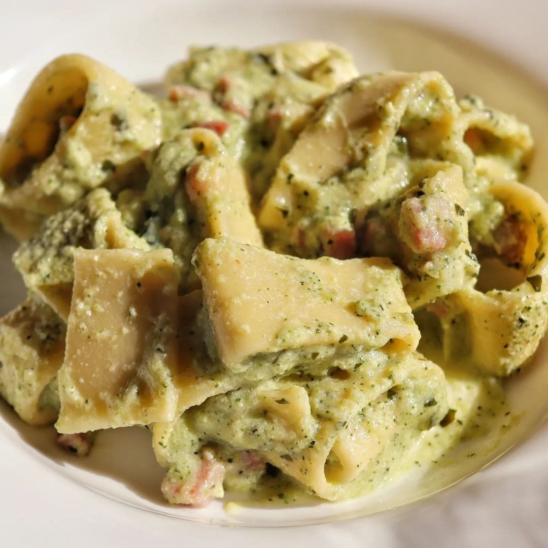 Pancetta and Zucchini Calamarata
