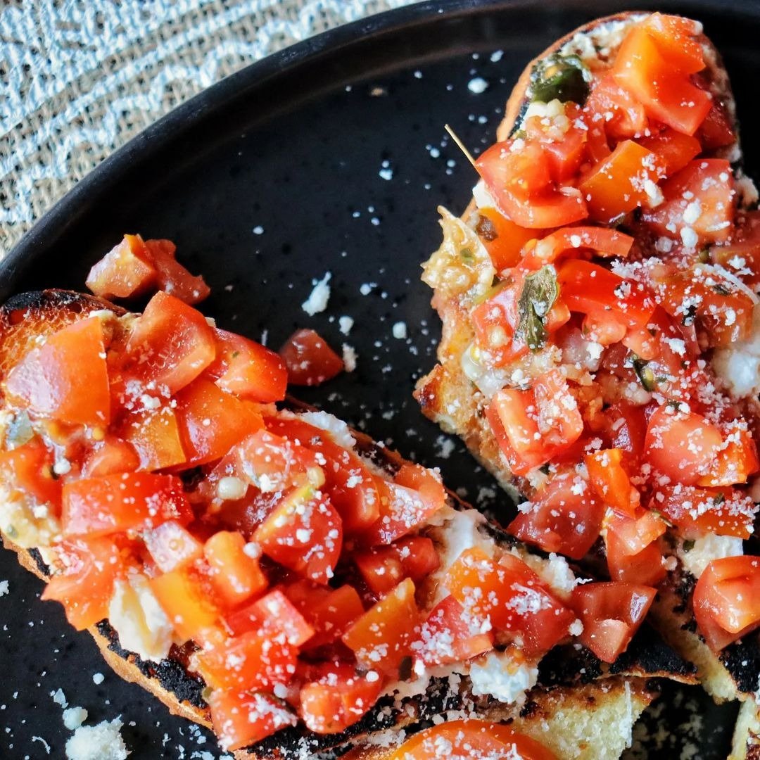 Ricotta and Tomato Bruschettas