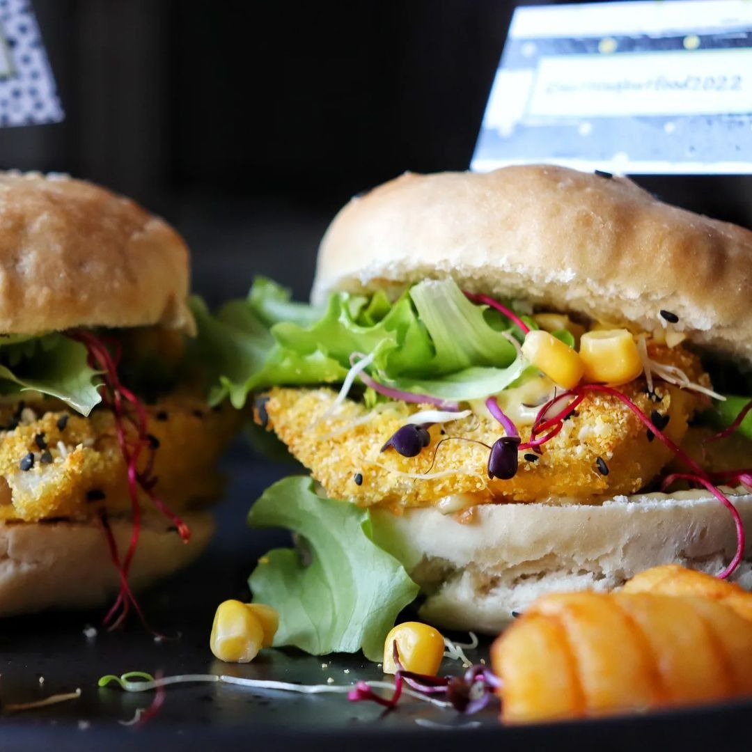Oven-Baked Hake Fishburger