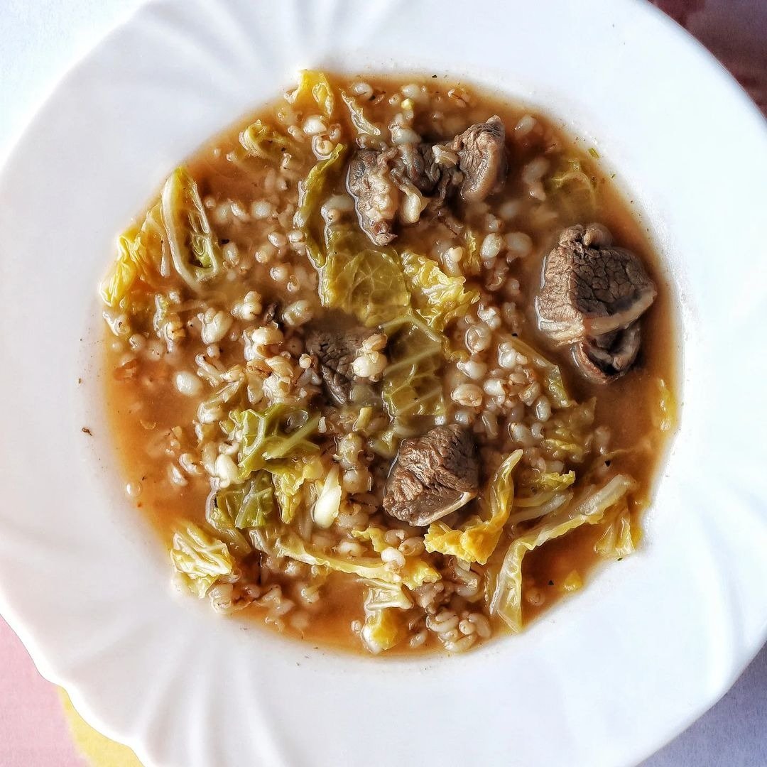 Beef and Barley Kale