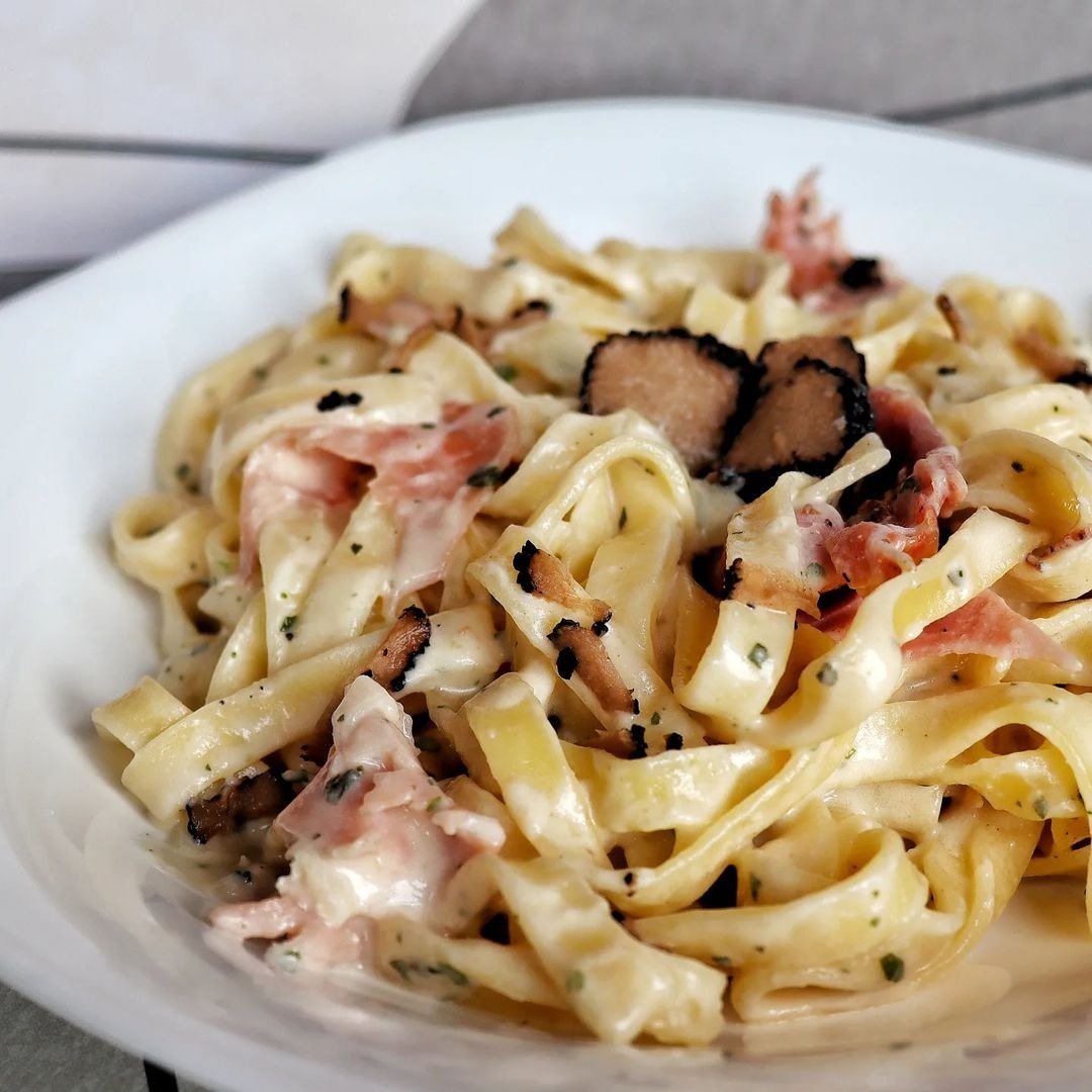 Truffle and Prosciutto Tagliatelle