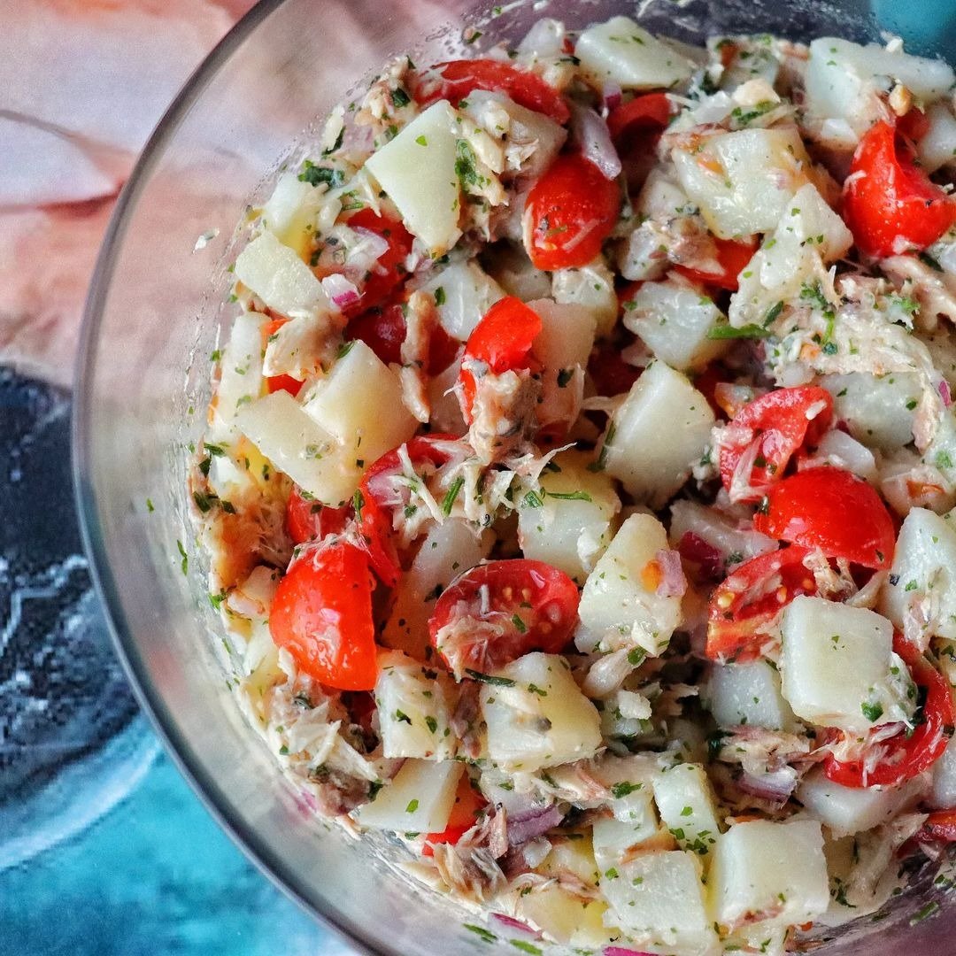 Potato Mackerel Salad