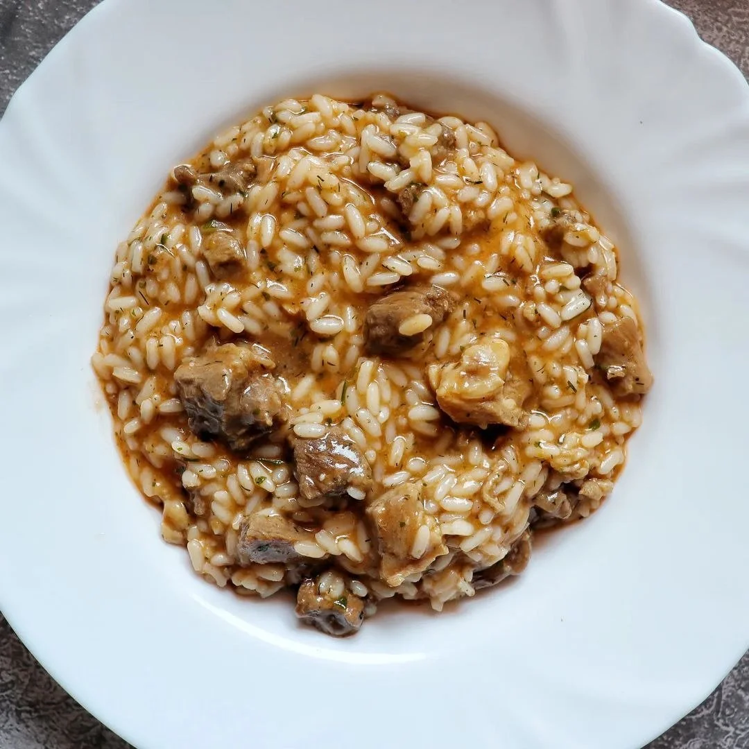 Pork and Beef Rice Goulash