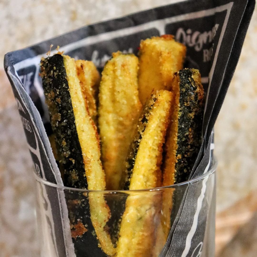 Polenta Zucchini Oven Fries