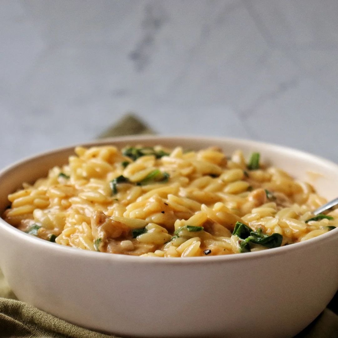 Cheesy Chicken Orzo