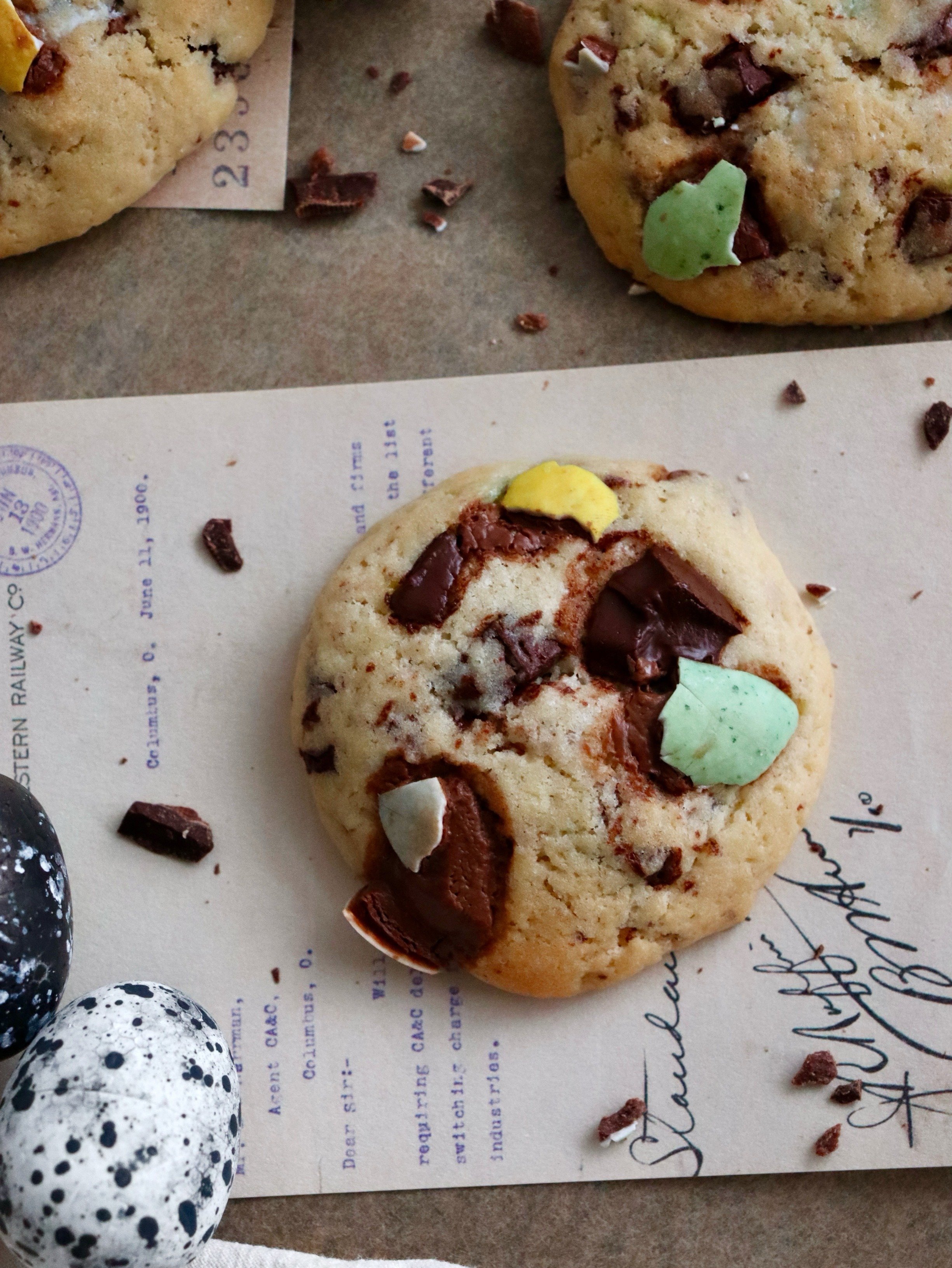 Easter Mini Egg Cookies