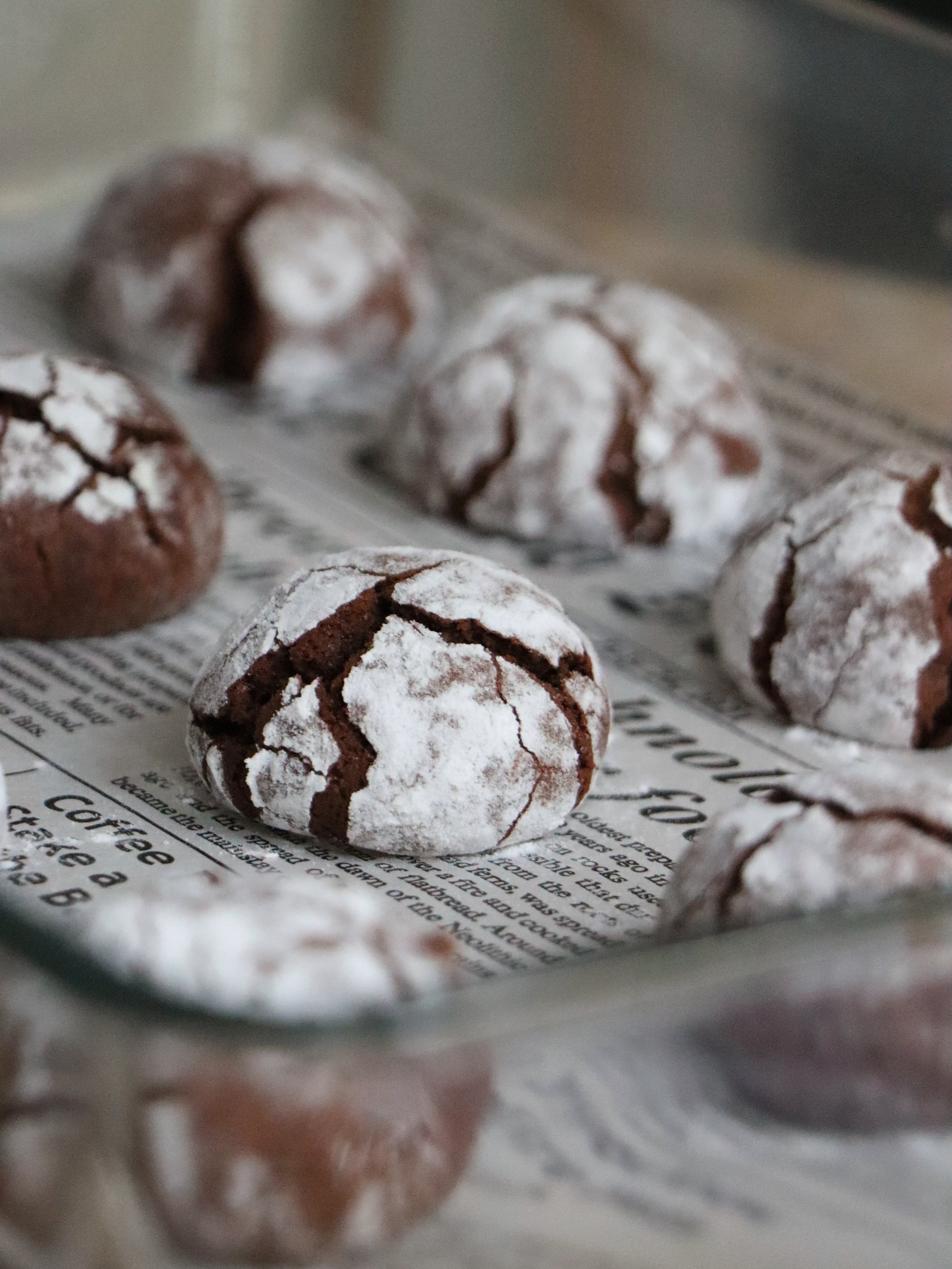 Chocolate Crinkle Cookies