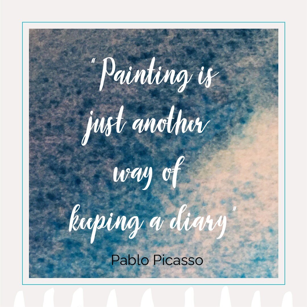 I love the idea of all your paintings being the diary of your creativity. Great words 💖 from Pablo Picasso. 
.
.
.
.
.
.
.
.
.
.
.
.
.
#quote #artists #surfacedesigner 
#patterndesign #patterndesigner #printandpattern
#surfacedesign #textile design 
