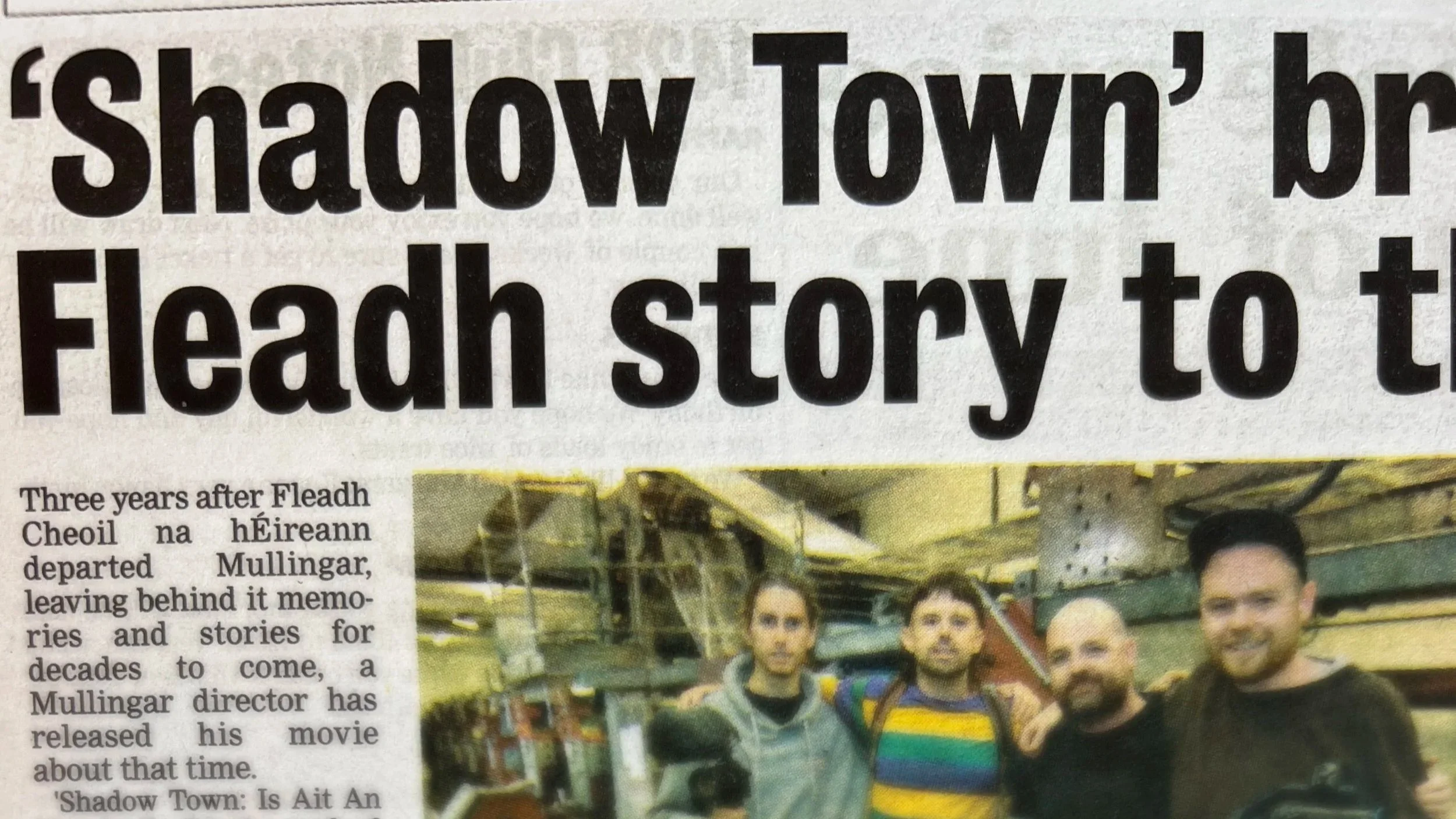 Shadow Town: Mullingar Fleadh Documentary Approaches 20,000 Views on YouTube