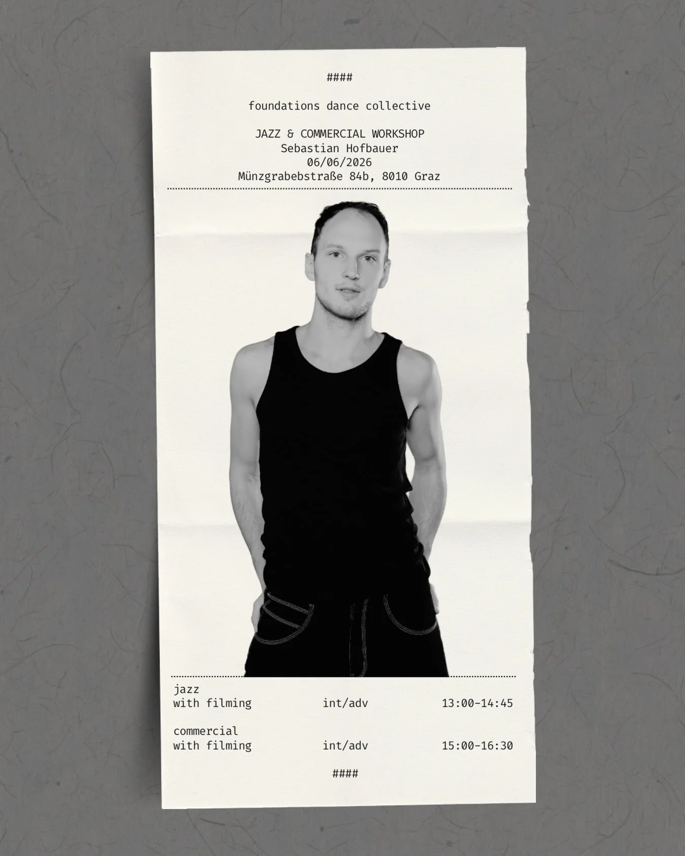 He&rsquo;s BACK! With a background spanning contemporary, jazz, tap, and commercial dance, @sebastian_hofbauer brings a versatile and detailed approach to movement that challenges both your technique and performance quality. The workshop is split int