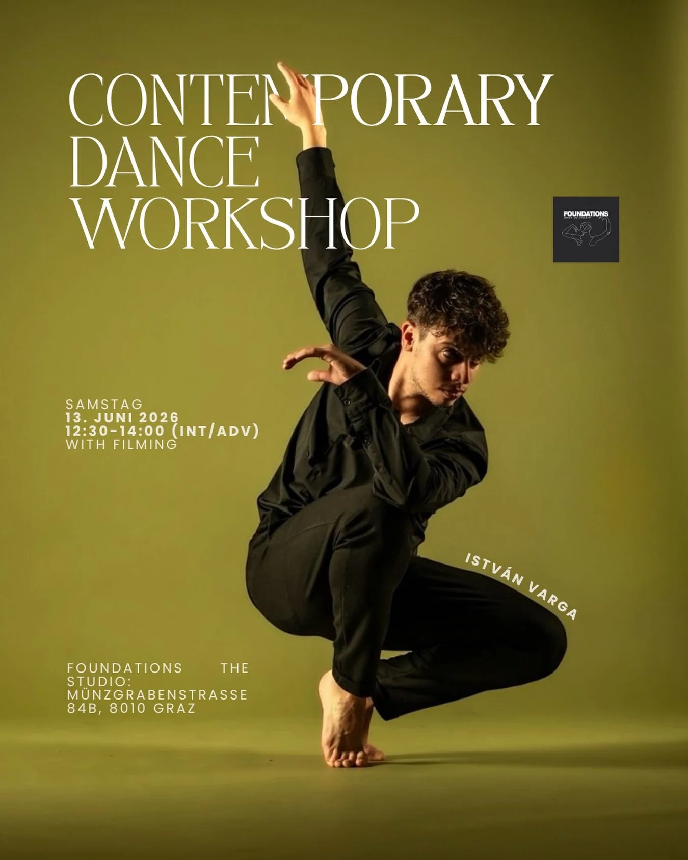 Step into the creative world of internationally acclaimed dancer and choreographer @istvanv13 for a powerful 90-minute workshop focused on learning and embodying a full contemporary choreography 🌱 Link in bio to grab your spot! 

SCHEDULE 👇

📍 Fou