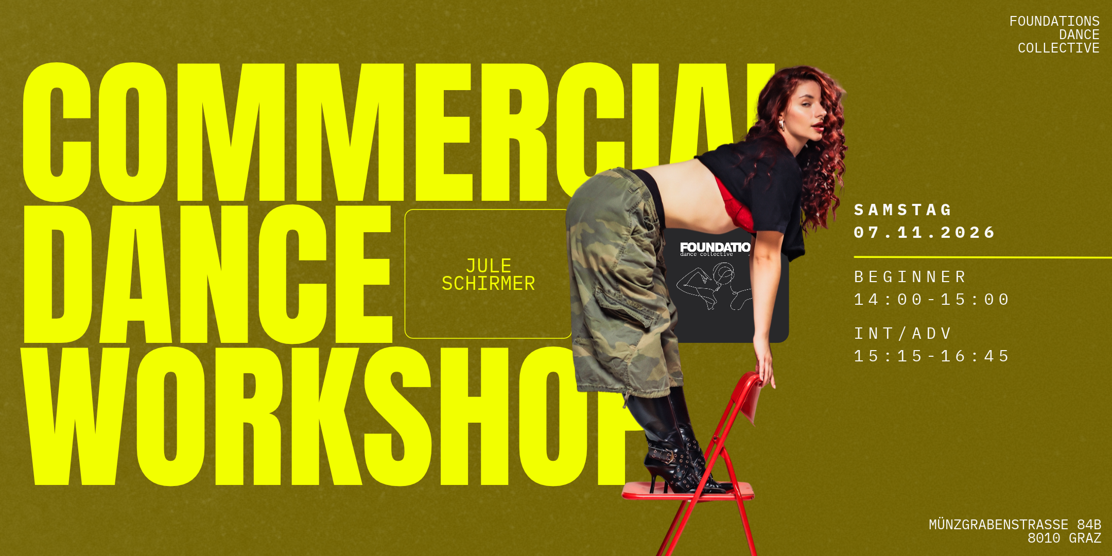 Commercial Dance Workshop mit Jule Schirmer