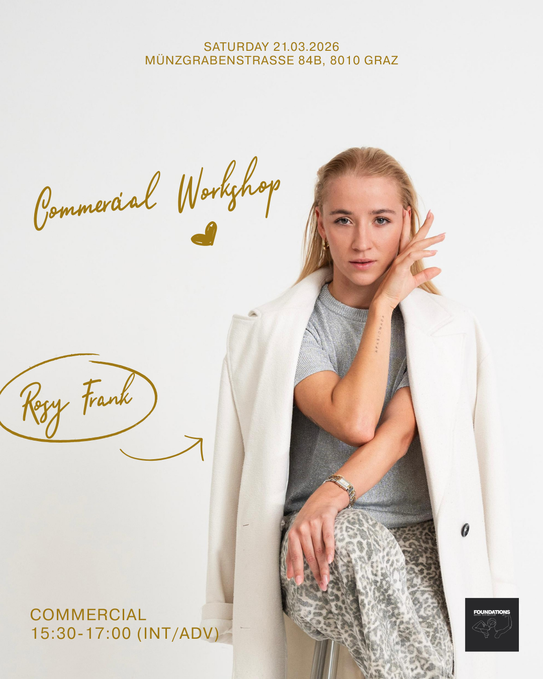 Feminine Energy & Commercial Workshop with Rosy Frank