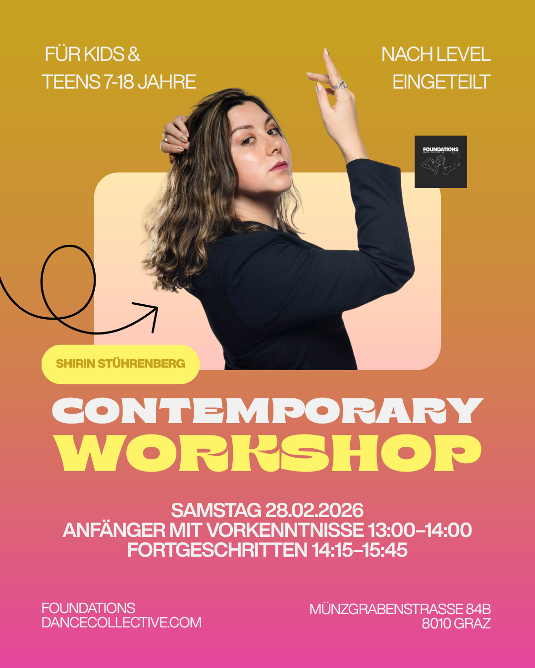 Contemporary Workshop für Kids & Teens mit Shirin Stührenberg