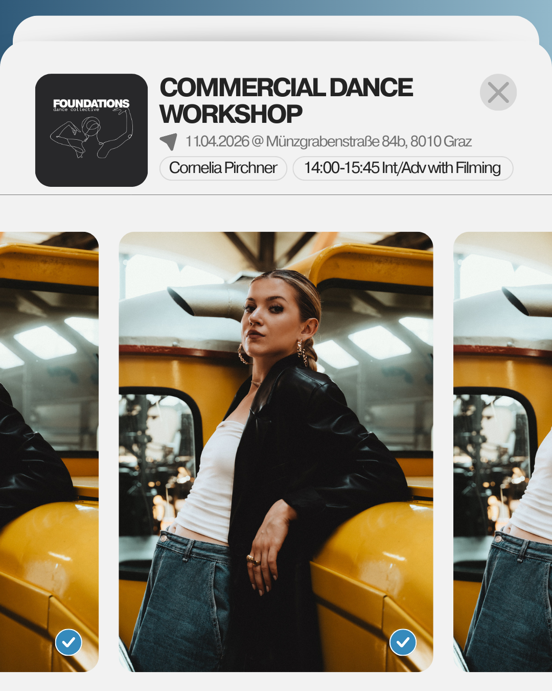 Commercial Workshop with Cornelia Pirchner