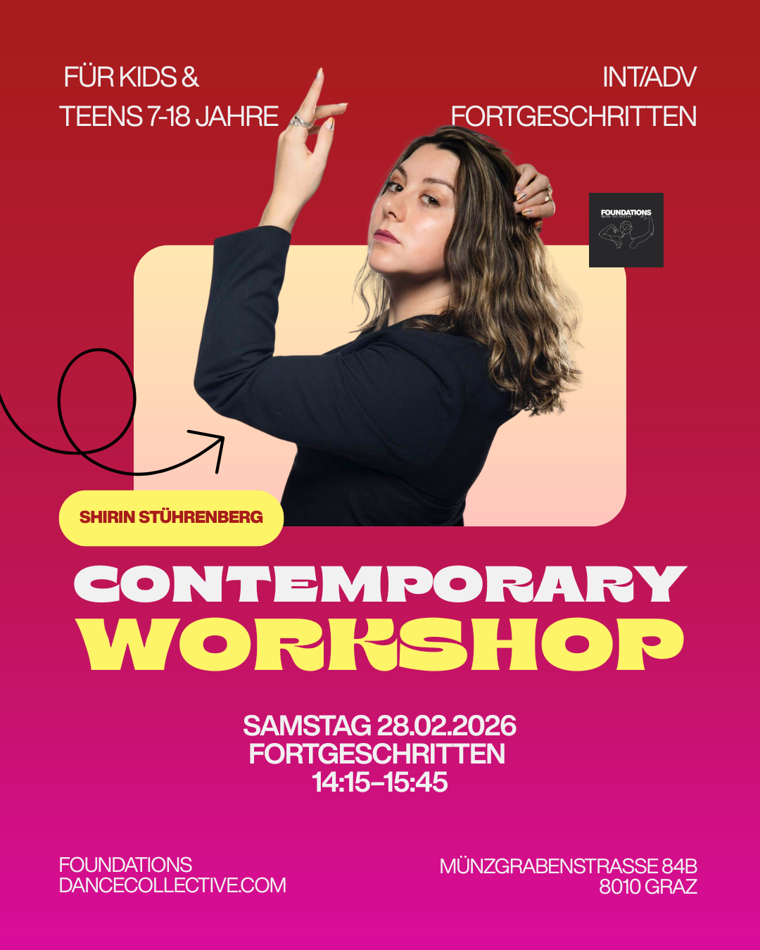 Contemporary Workshop für Kids & Teens mit Shirin Stührenberg