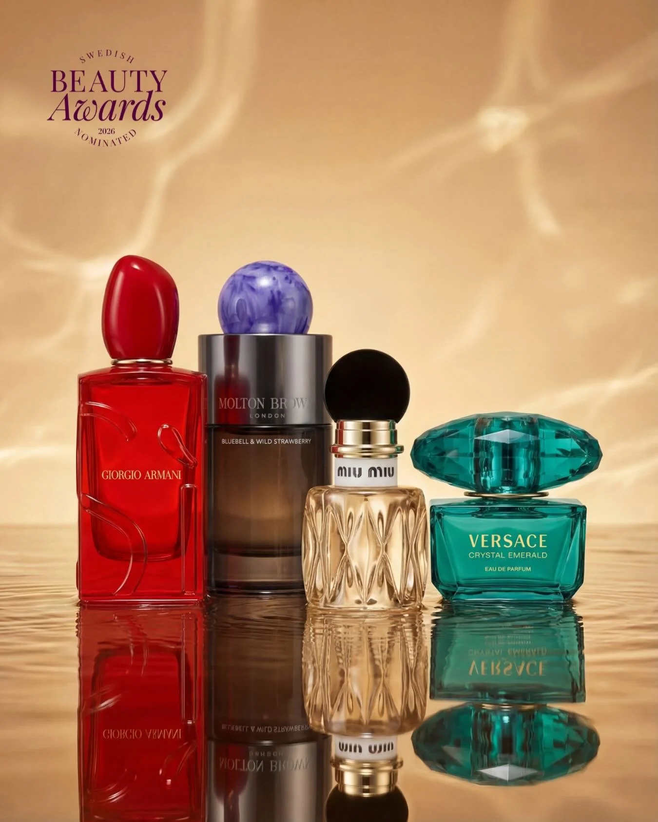 🌟Nominerade &Aring;rets Damdoft - &ouml;ver 900 kr 🌟
&nbsp;
🖤 Armani - S&igrave; Passione EdP Red Musk
@armanibeauty
&nbsp;
🖤 Molton Brown - Bluebell &amp; Wild Strawberry EdP
@moltonbrownnordic
&nbsp;
🖤 Miu Miu - Miutine EdP
@miumiu
&nbsp;
🖤 V