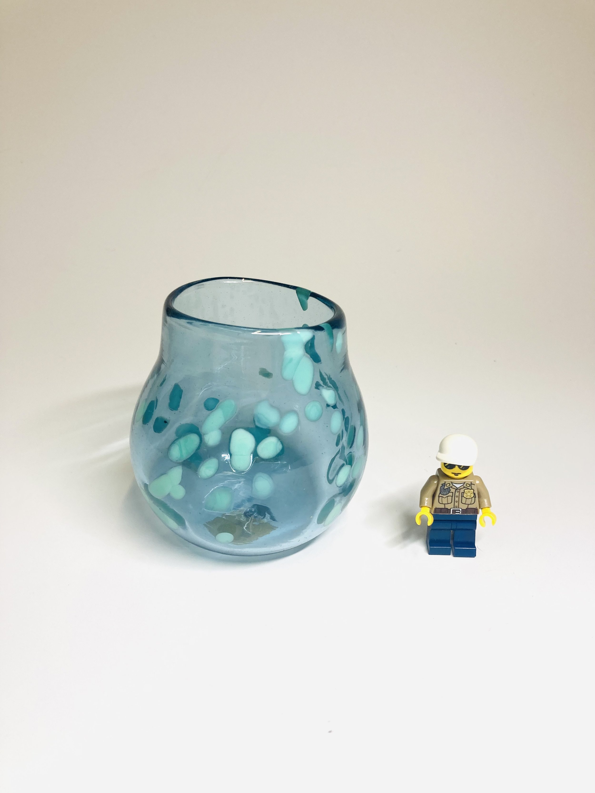 Blue Drinking Glass
