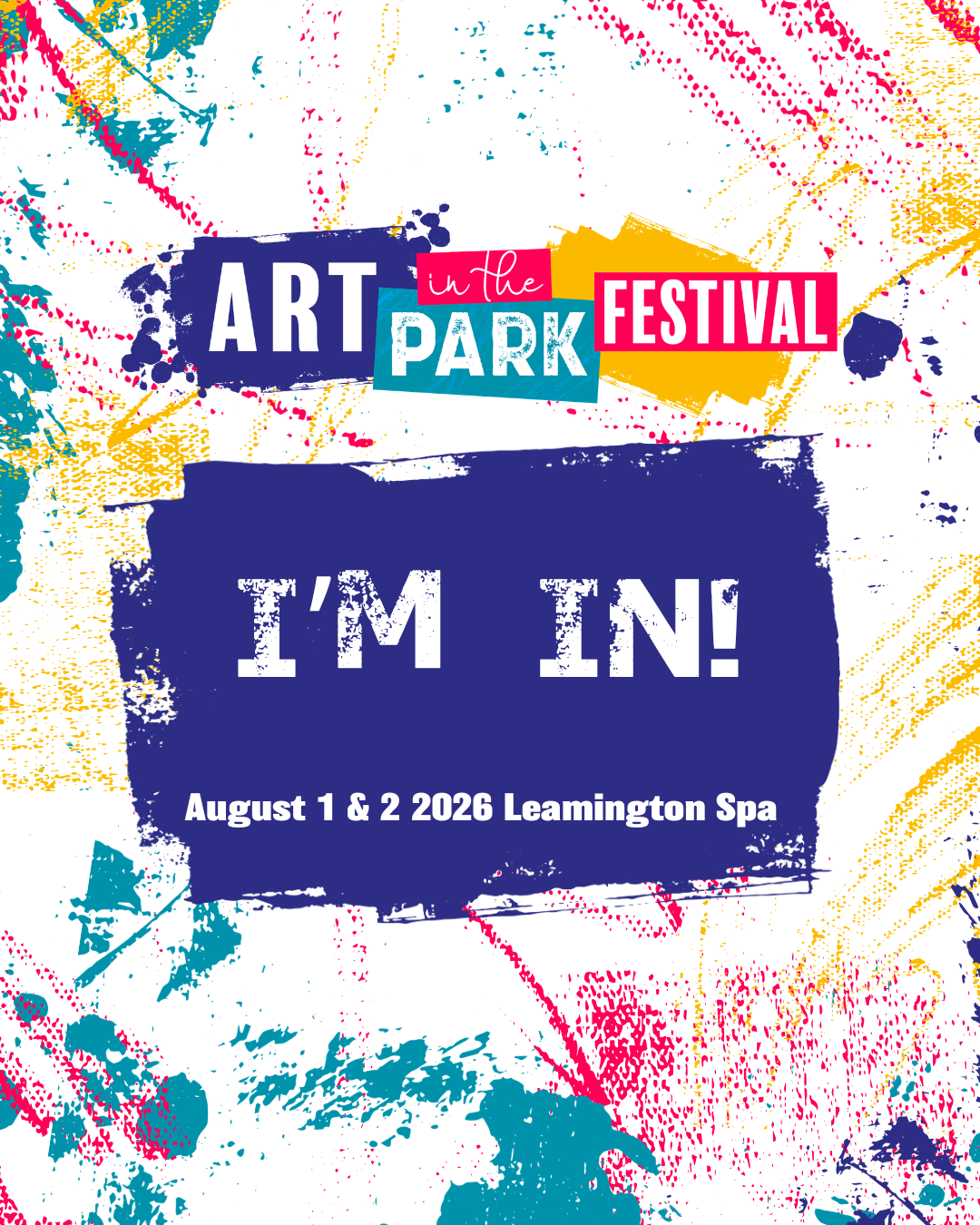 Art in the park festival Leamington Spa dates