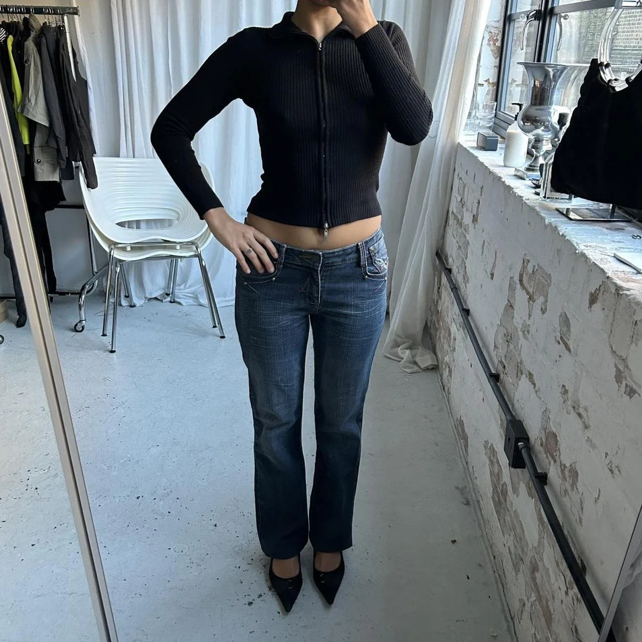 Vintage 00s Straight Leg Low Rise Jeans