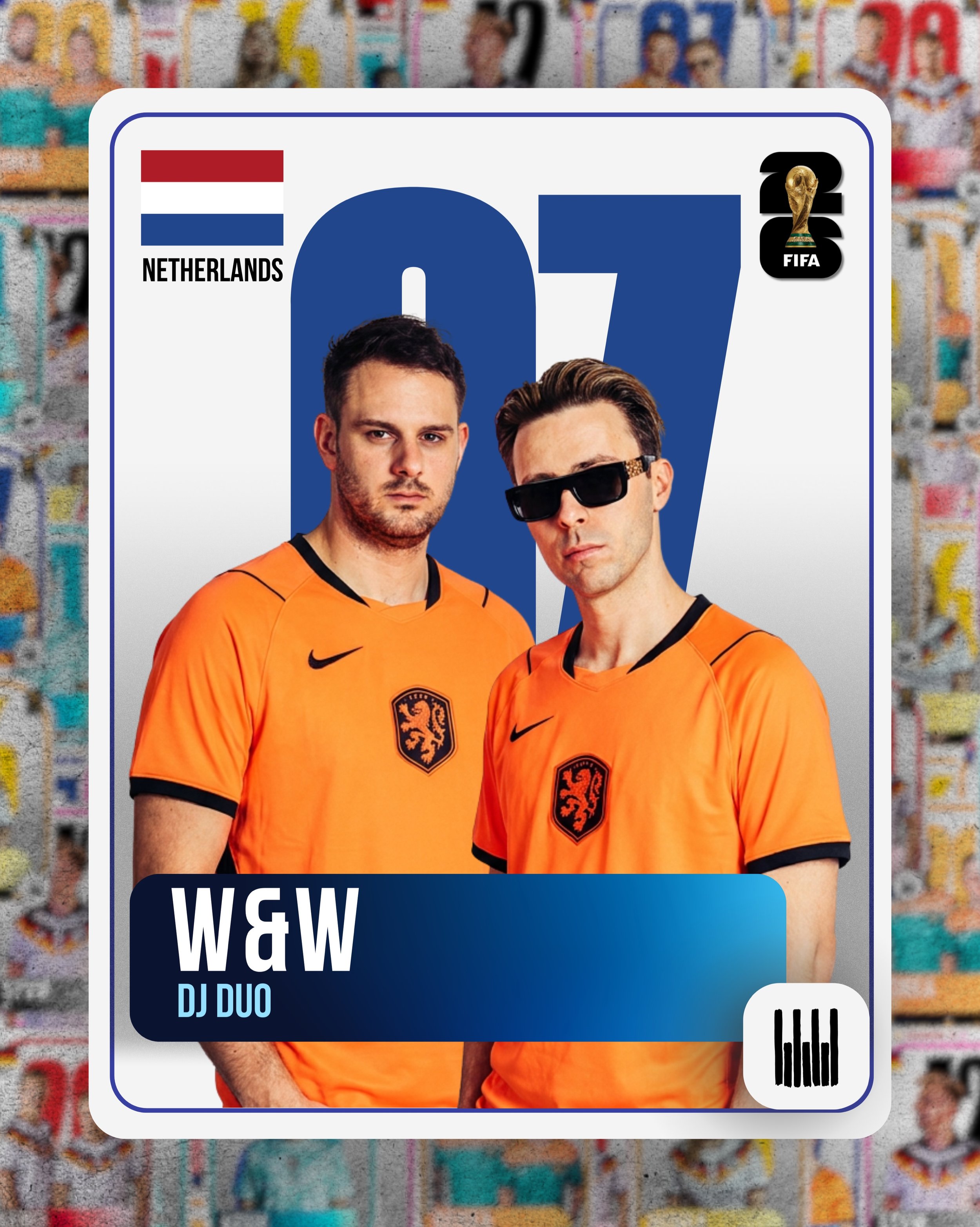 Rave Culture FC just dropped⚽️🔥

In honour of World Cup season, we turned some of our artists into football cards - Netherlands, Australia, Germany, Portugal, Slovakia&hellip; different kits, same rave family.

Who should be captain? 🏆