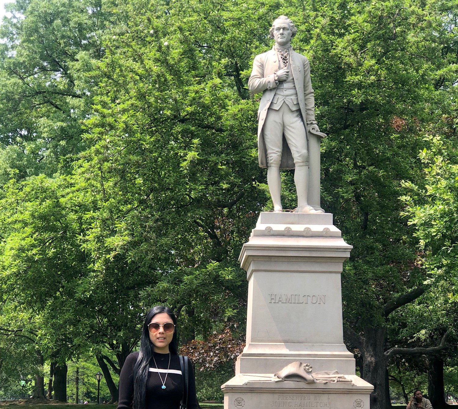Hamilton Statue at Central Park