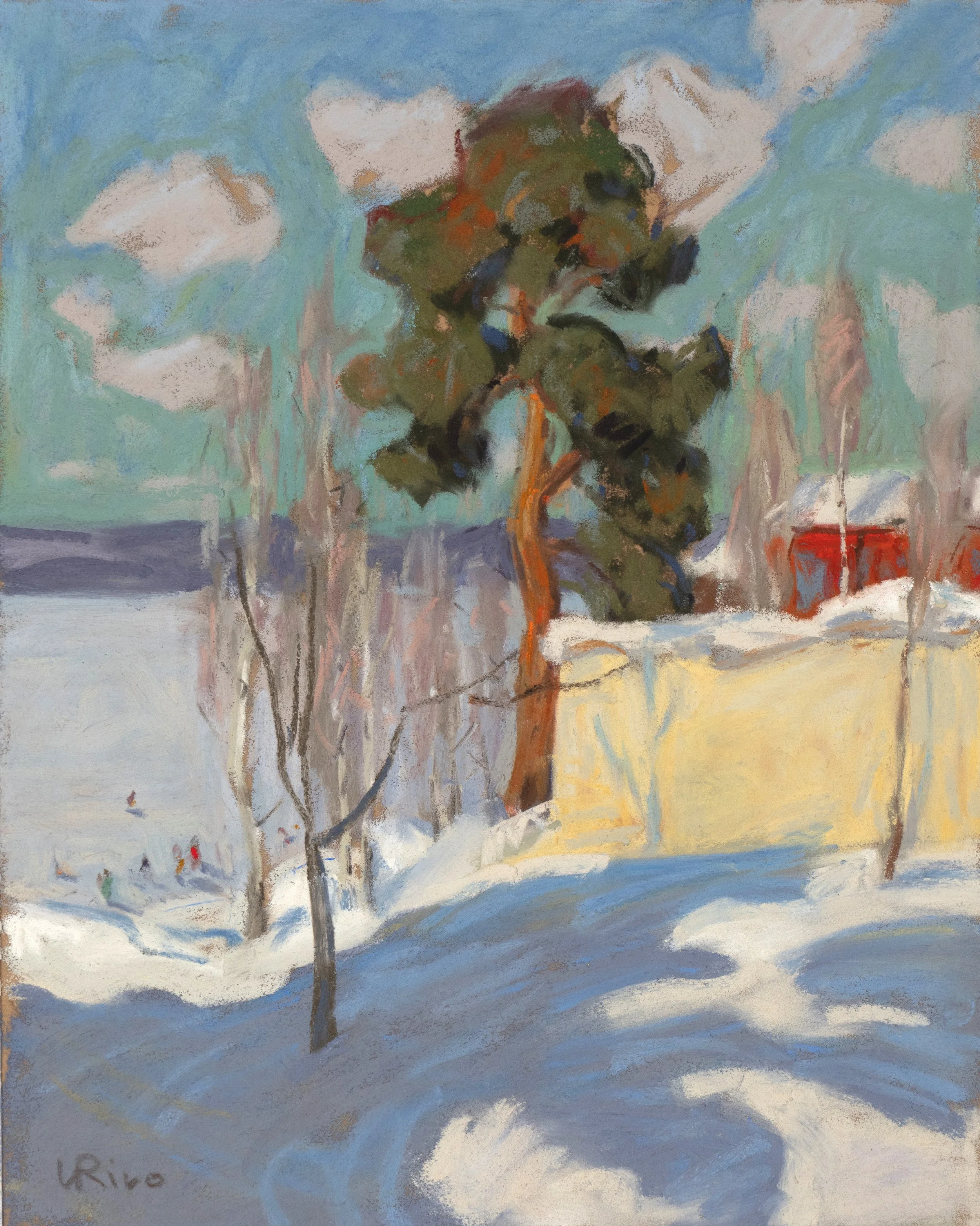 WINTER STUDY N8 7 x 9 in. • soft pastel