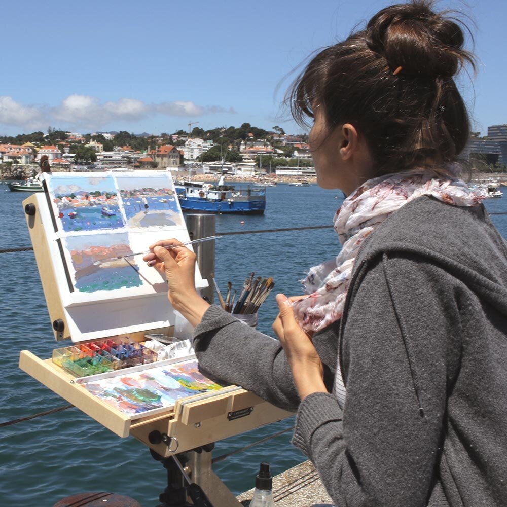 DIY Plein Air Painting Easel For Watercolor or Gouache
