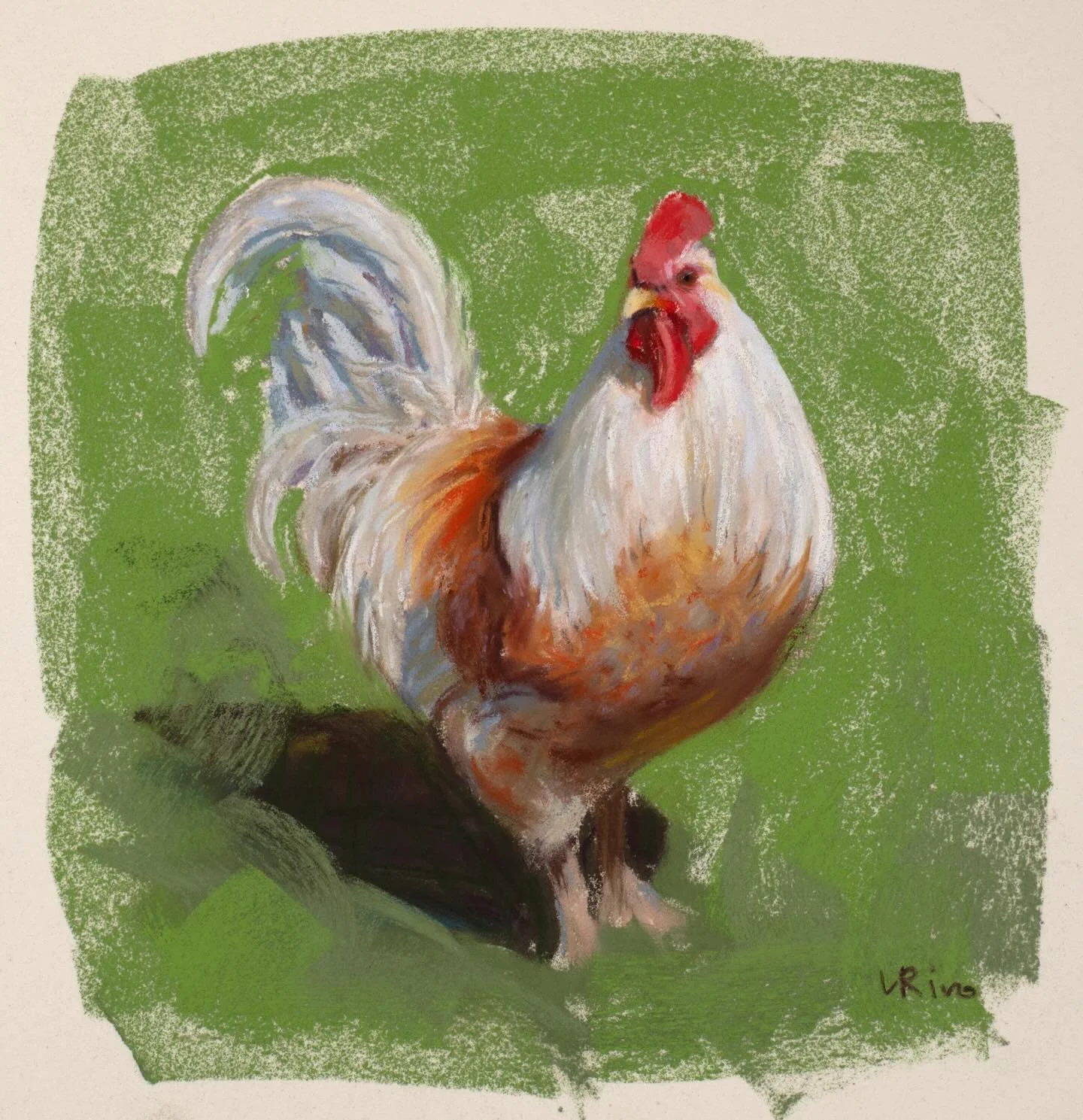 Having fun with soft pastels 🥰 For this piece, I used Girault, Unison, Henry Roche and Earthberry soft pastels. Pastel on Canson Mi-Teintes Velvet paper, 8x8 inches. 

#pastelpainting #pastelart #softpastel #chalkpastel #illustration #painting #anim