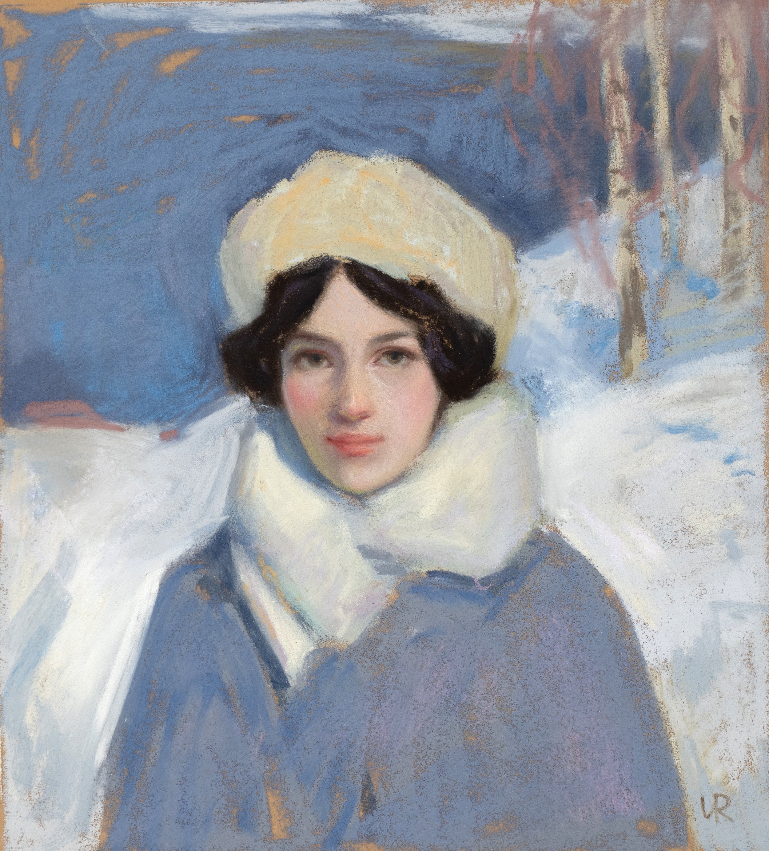 WINTER PORTRAIT 7 x 9 in. • soft pastel