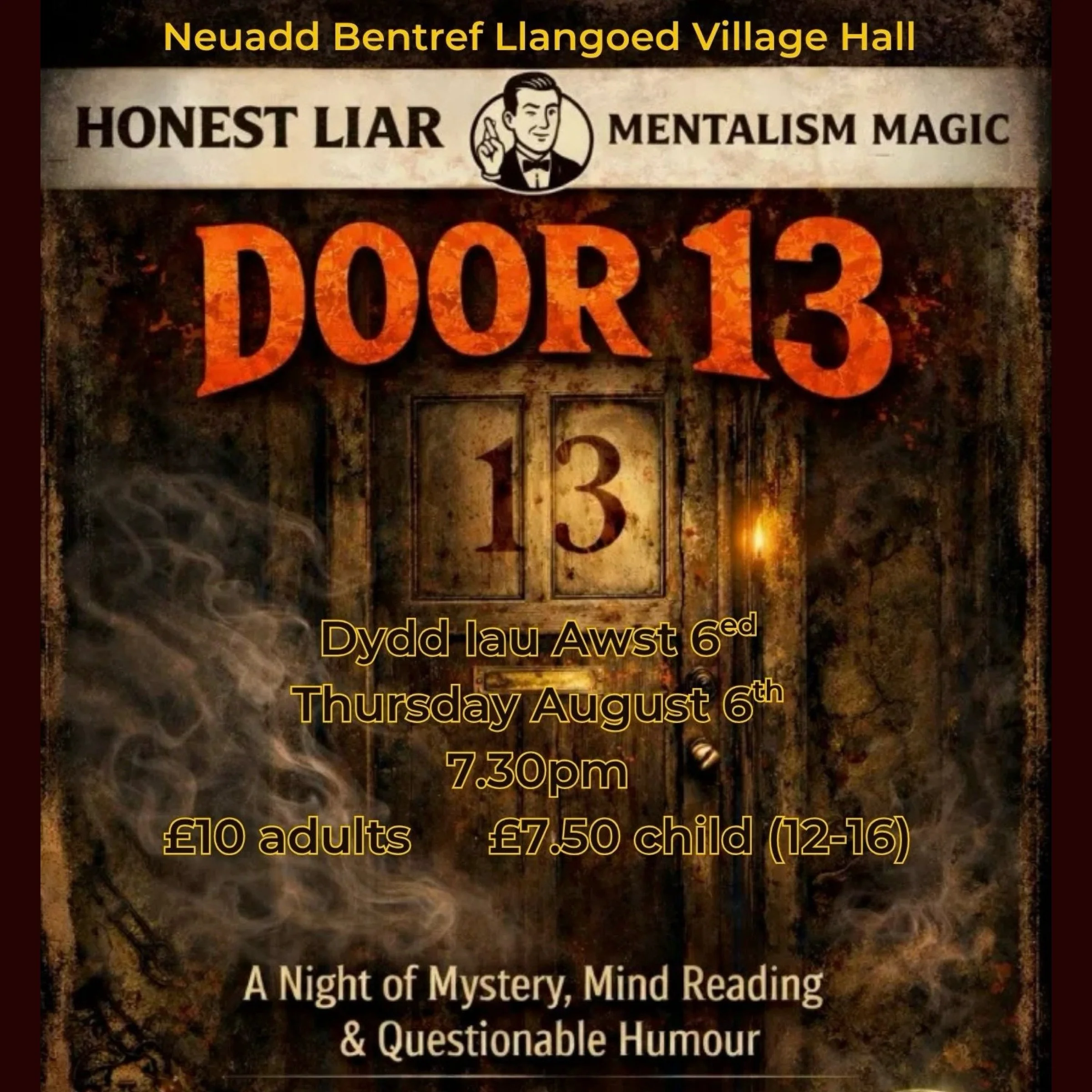 Door 13, a night of Mystery - 13 August