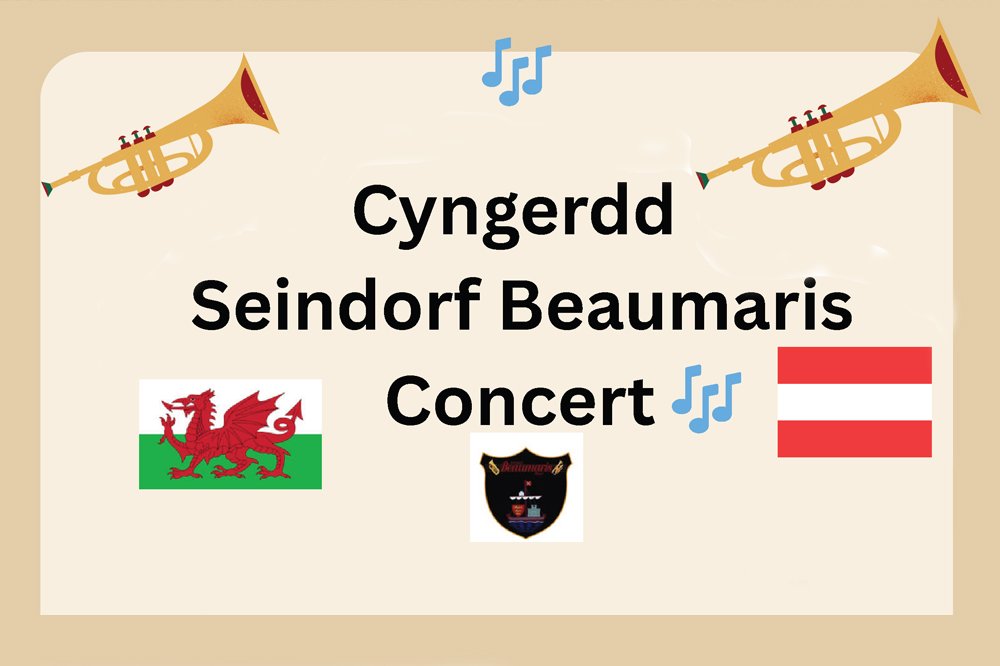 Cyngerdd Seindorf Band Biwmares