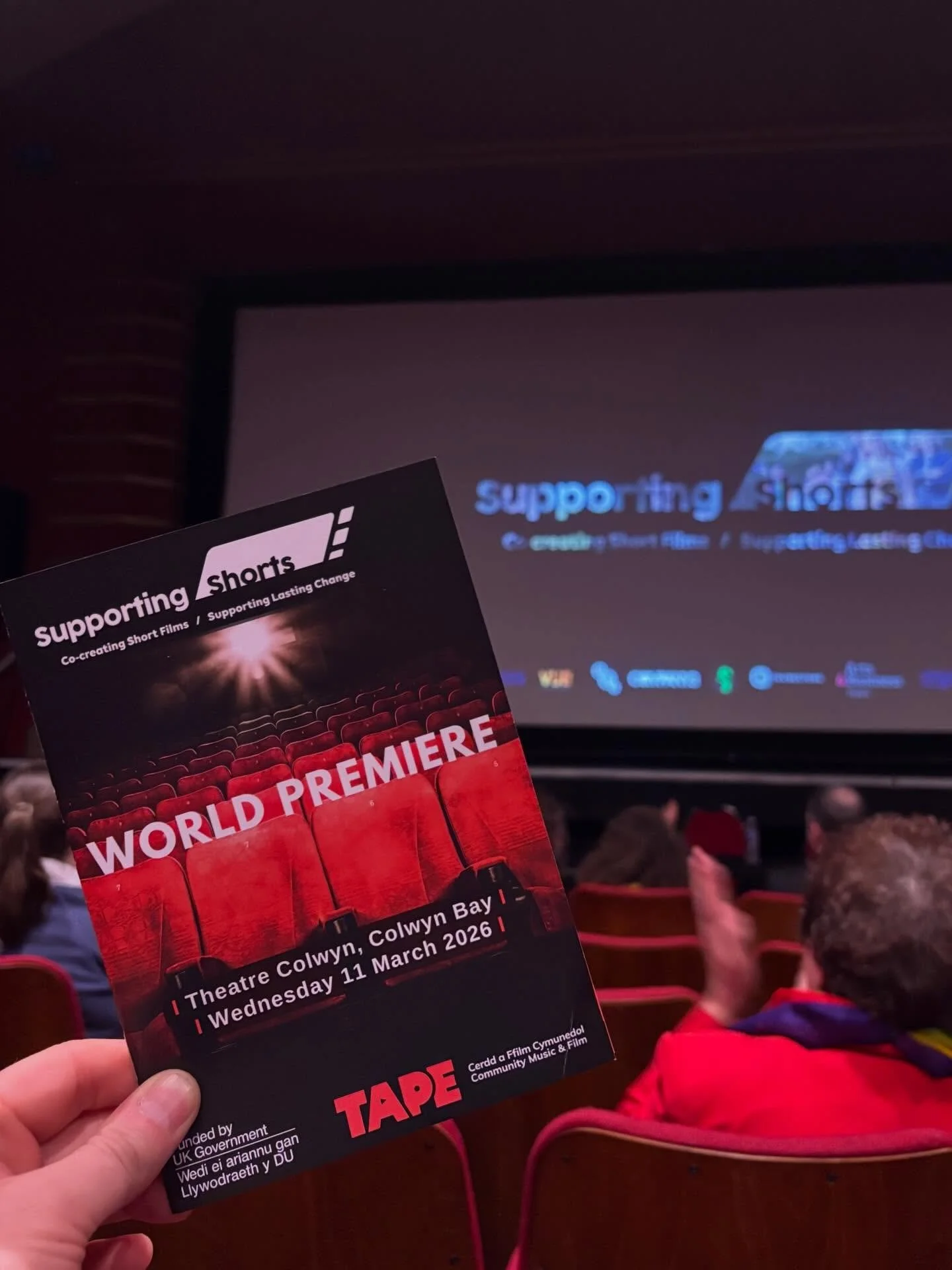 Our cinema team was so happy to attend &lsquo;Supporting Shorts&rsquo; World Premiere over in Colwyn Bay hosted by our friends at @tapemusicandfilm Such an impressive range of shorts, directors, themes and genres! 

We are so thankful for the continu