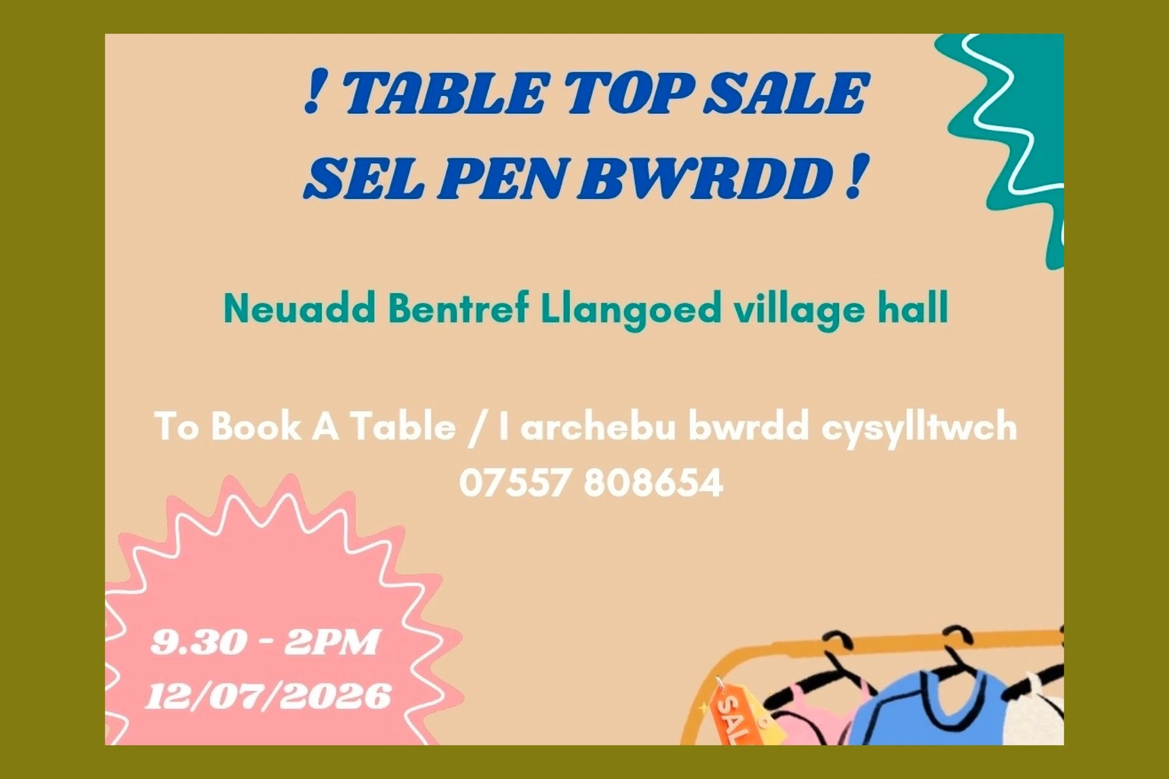 Table Top Sale