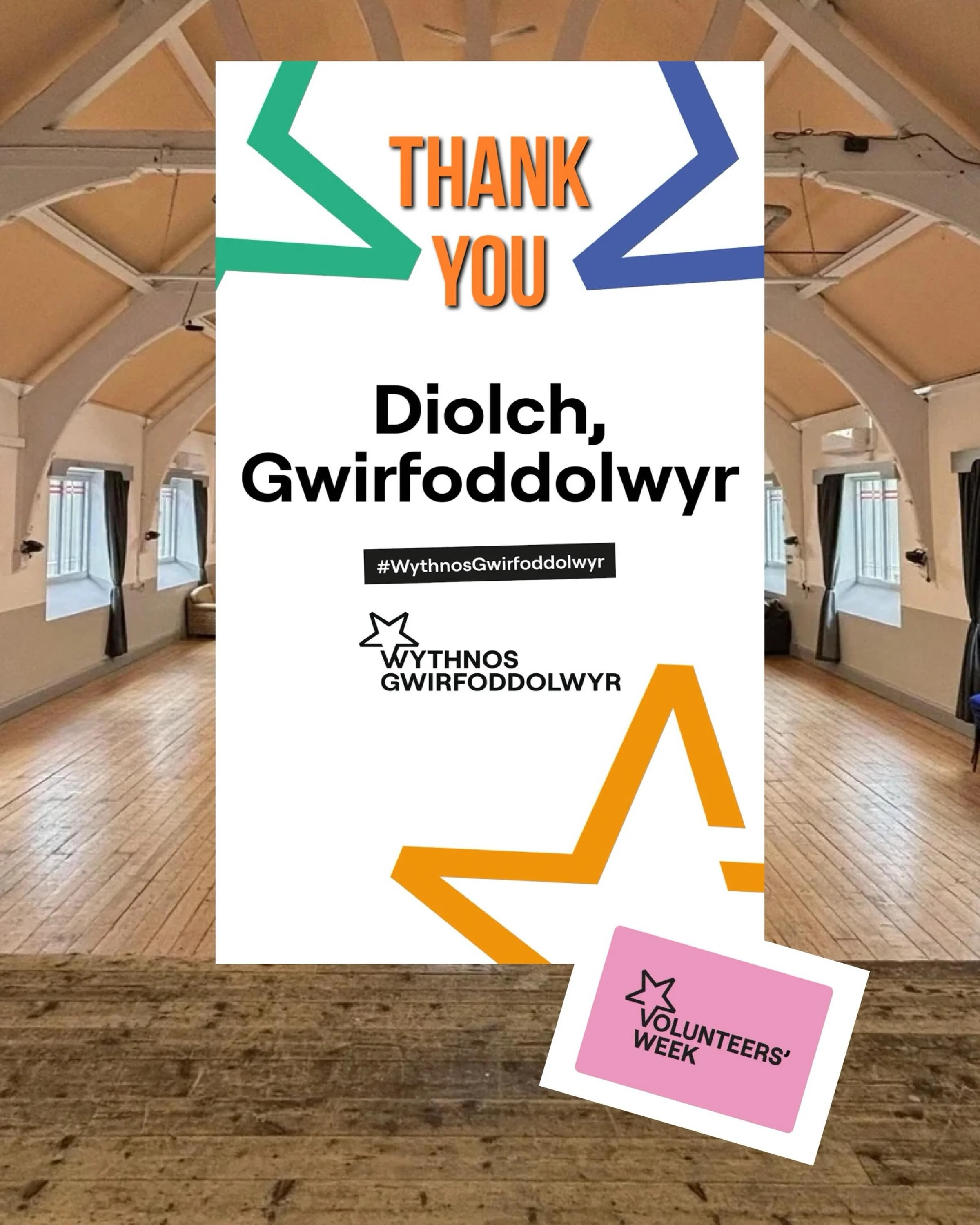 🌟 **Volunteers&rsquo; Week 2026 / Wythnos y Gwirfoddolwyr 2026** 🌟

A huge thank you to all our wonderful volunteers at Llangoed Village Hall. Your time, dedication, enthusiasm, and hard work help keep our hall thriving and make it a welcoming plac