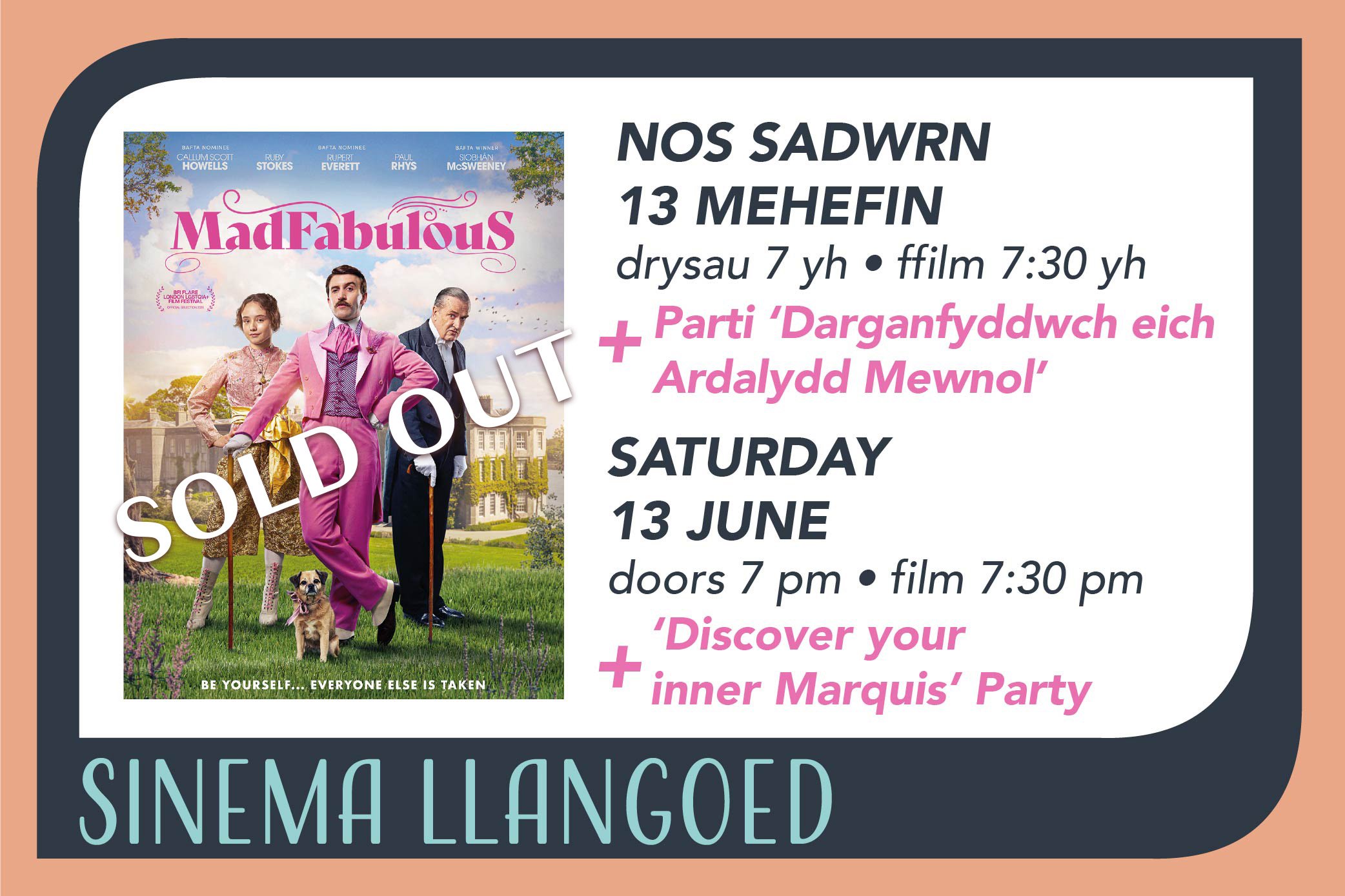 MadFabulous at Sinema Llangoed + PARTY