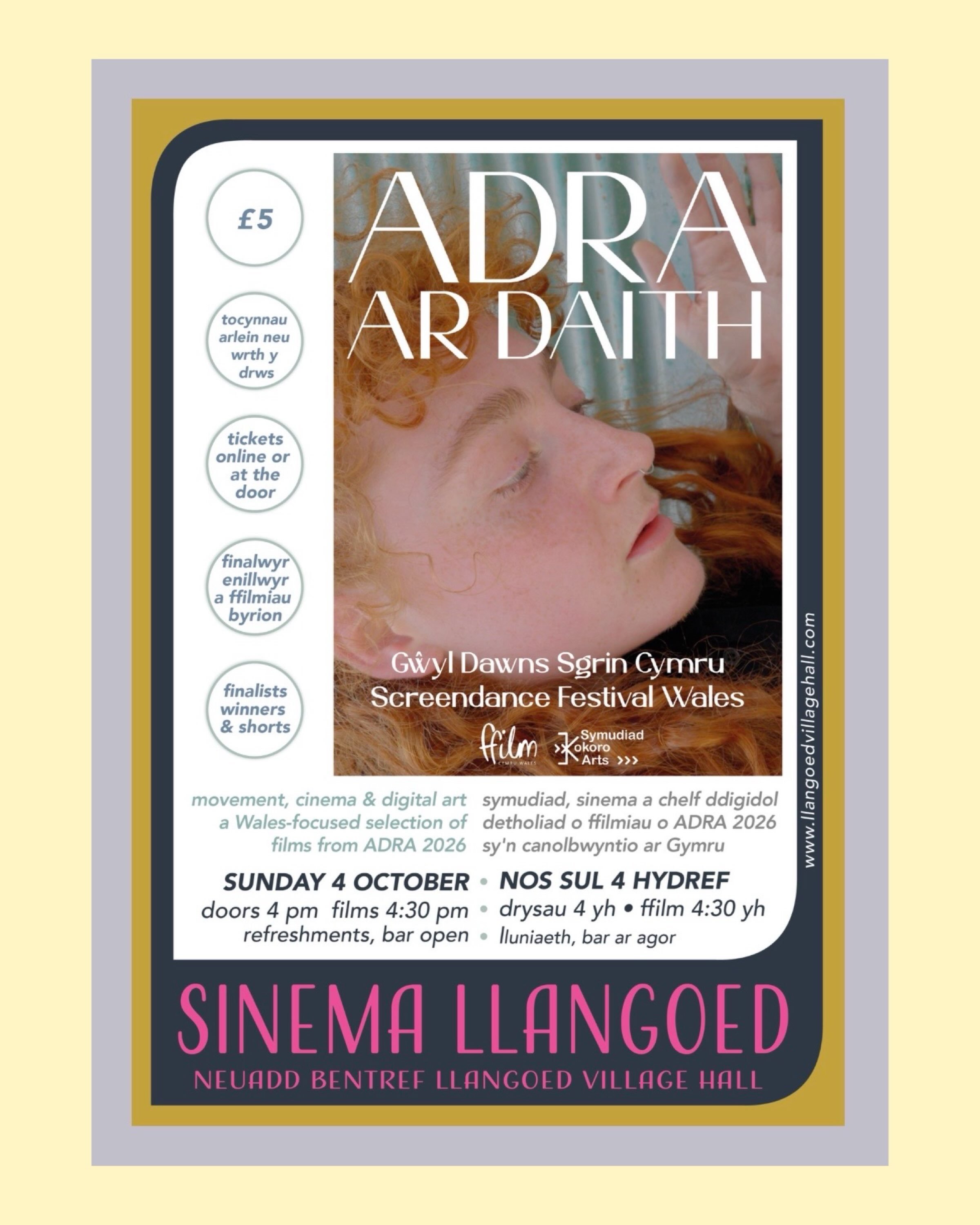 Dance &bull; Film &bull; And the magic that happens when they meet - ADRA Screendance Festival celebrates movement on screen in all its forms &ndash; choreography, improvisation, animation, documentary, narrative, experiential, abstract and experimen
