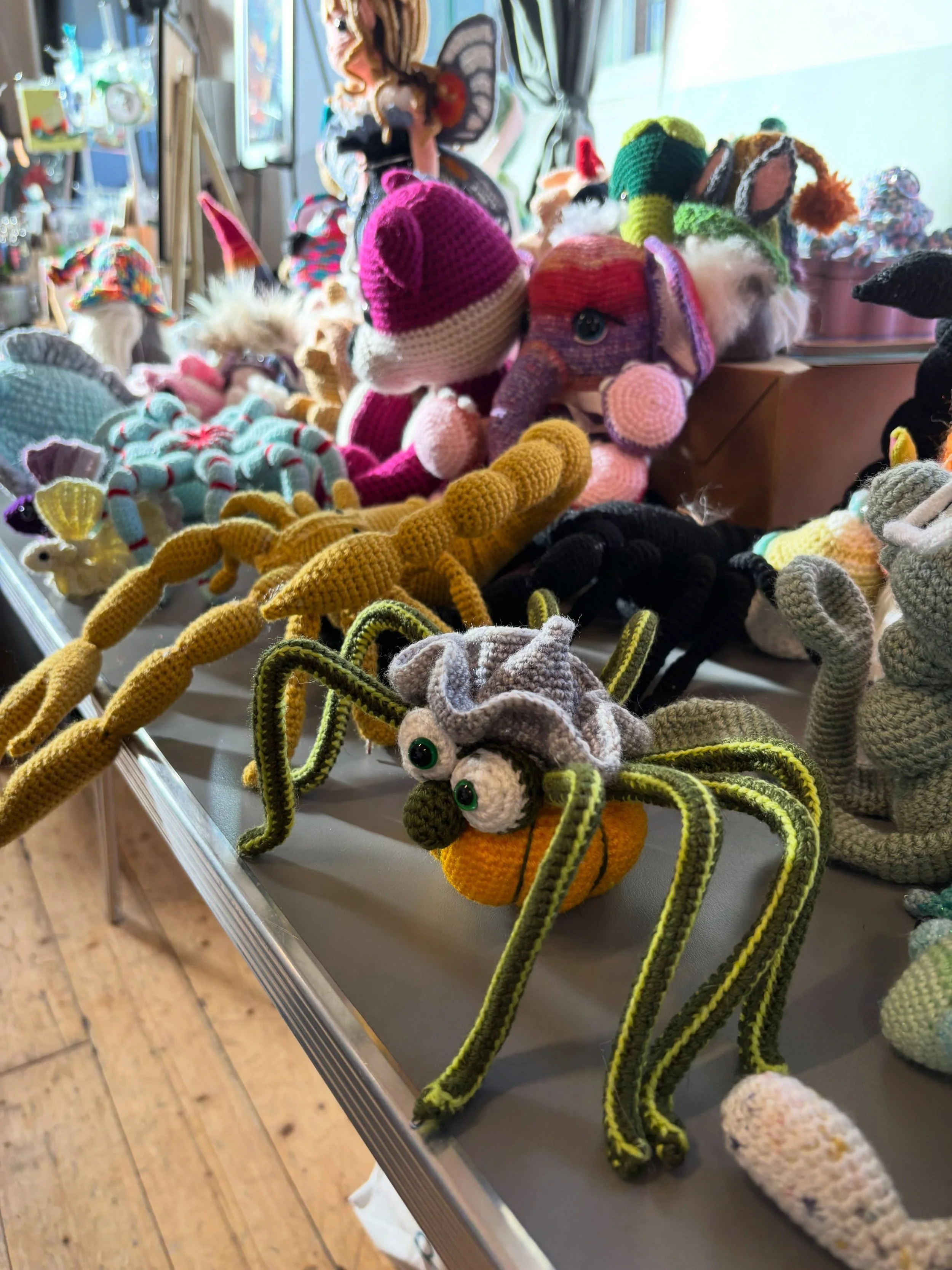 What a wonderful mix of local talent at Llangoed Harvest Festival! (Grateful that the harvest celebrations were last weekend, as I post this in the middle of a yet unnamed storm) 

Honey, crochet, creative sewing, diamond art, locally grown vegetable