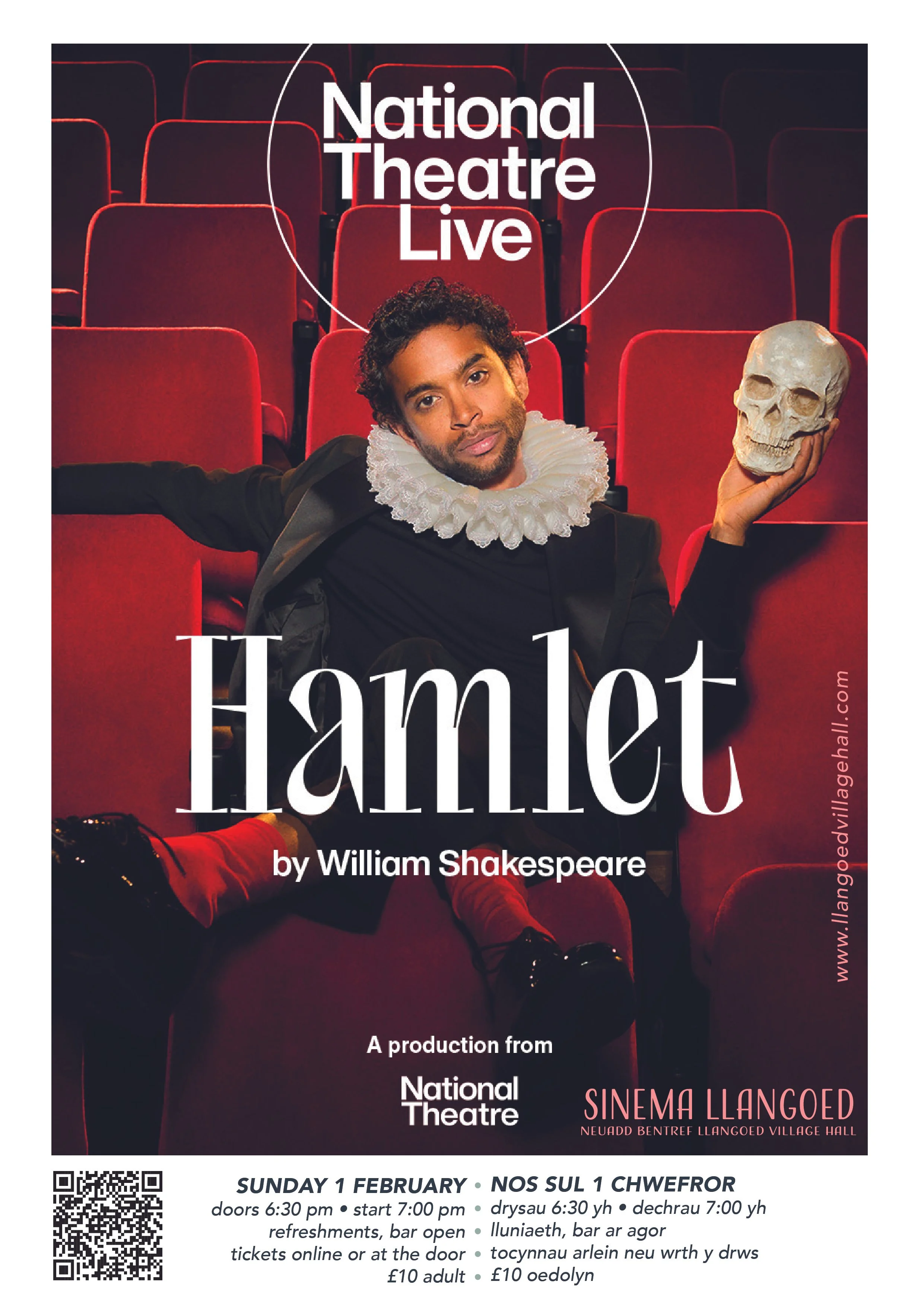 Hamlet Hall Hamlet - National Theatre Live at Sinema Llangoed — Llangoed Village Hall