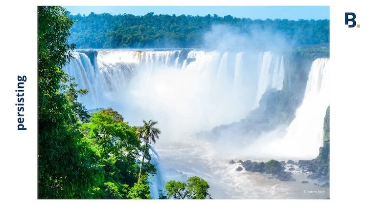 Water shaping the landscape. Iguazú Falls, Brazil