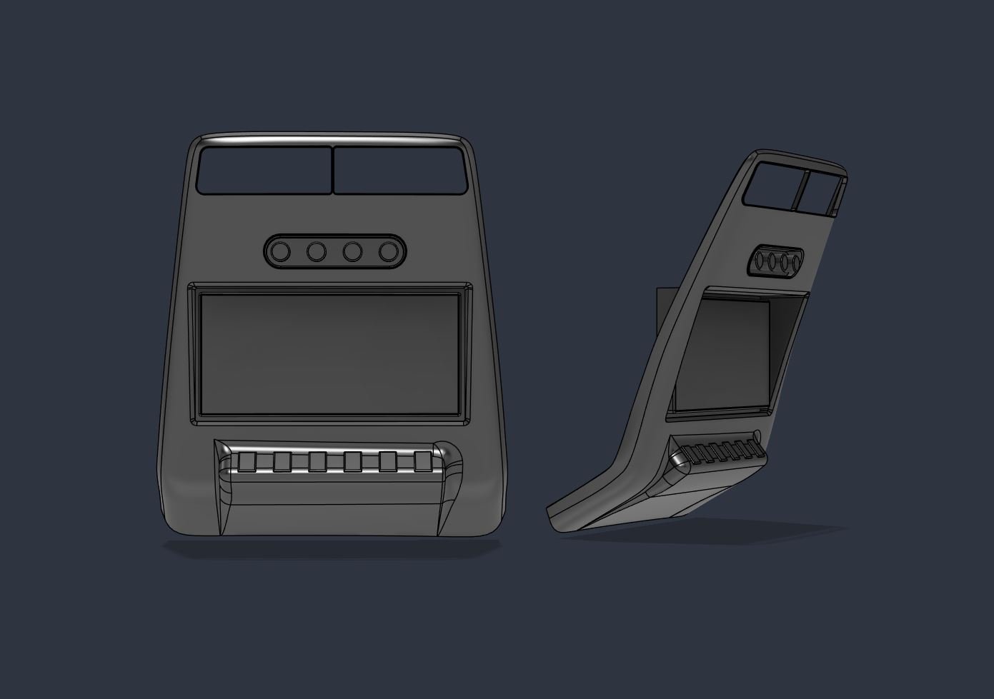 1968 Camaro HVAC and Double DIN Bezel.JPG